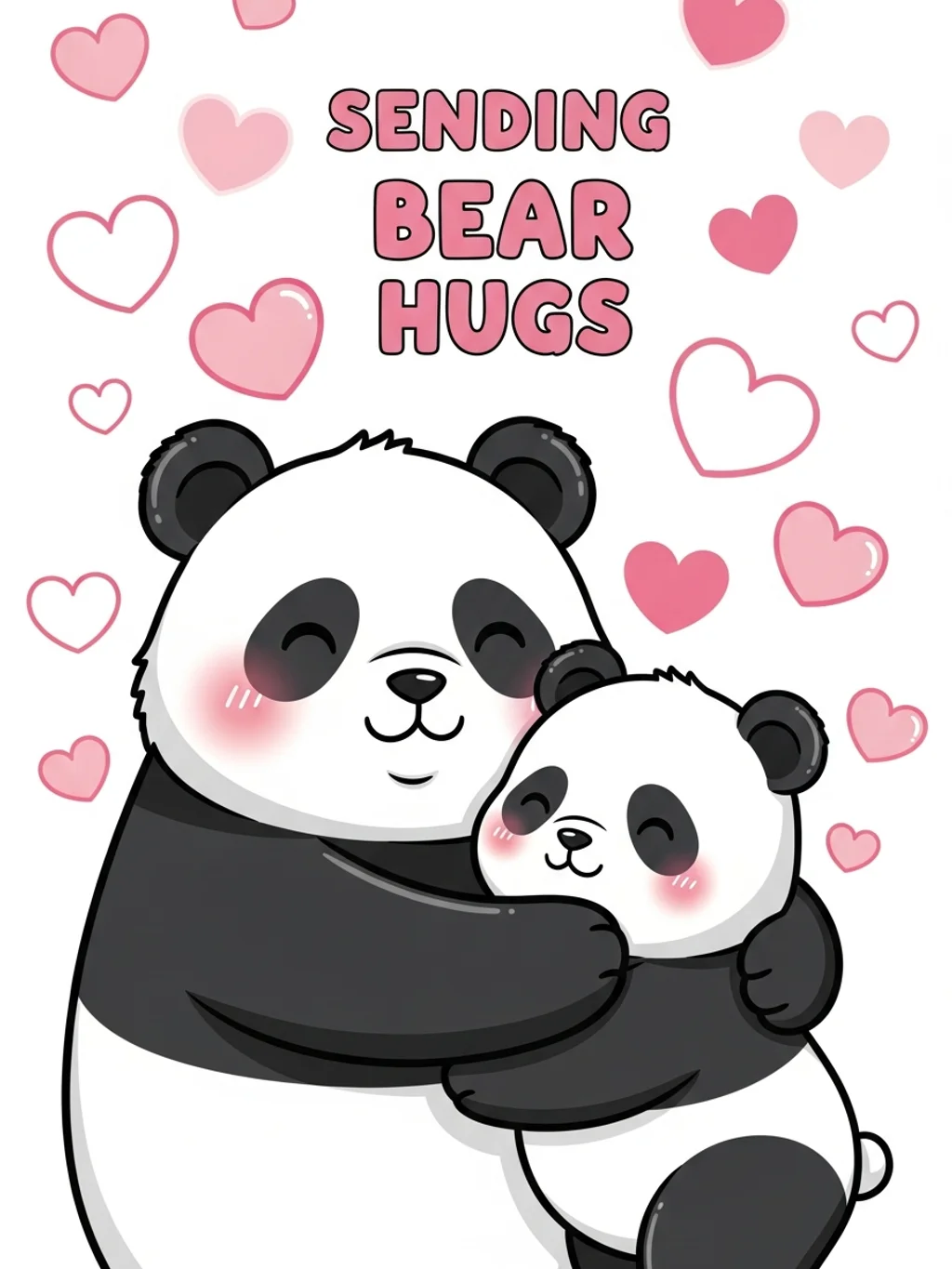 Sending Bear Hugs Panda