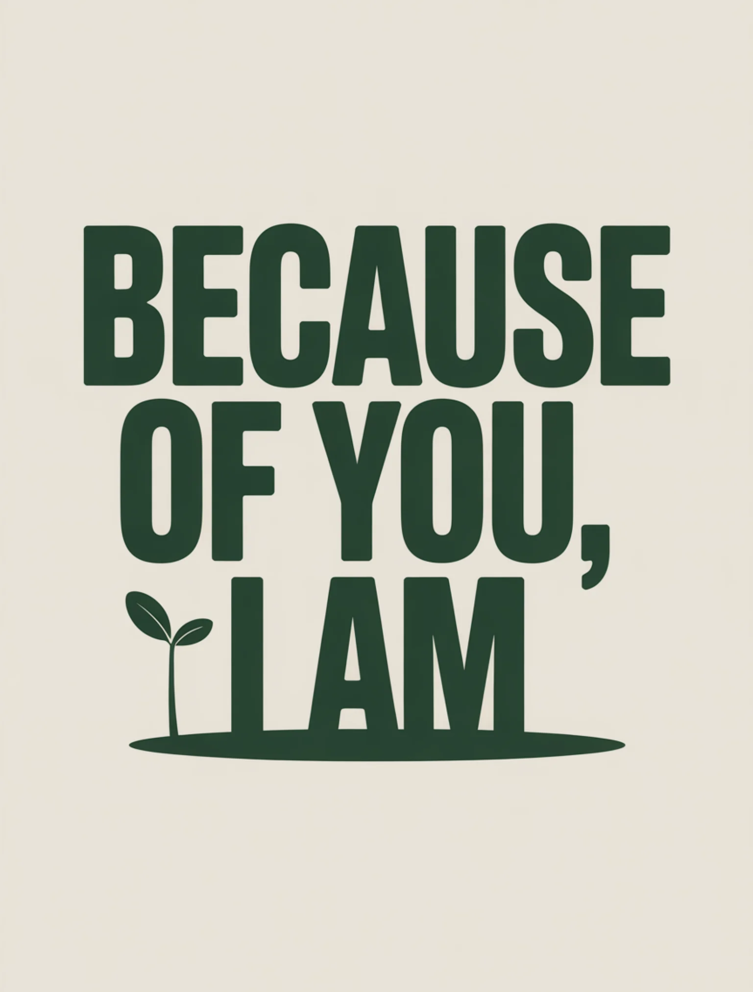 Because of You Minimal