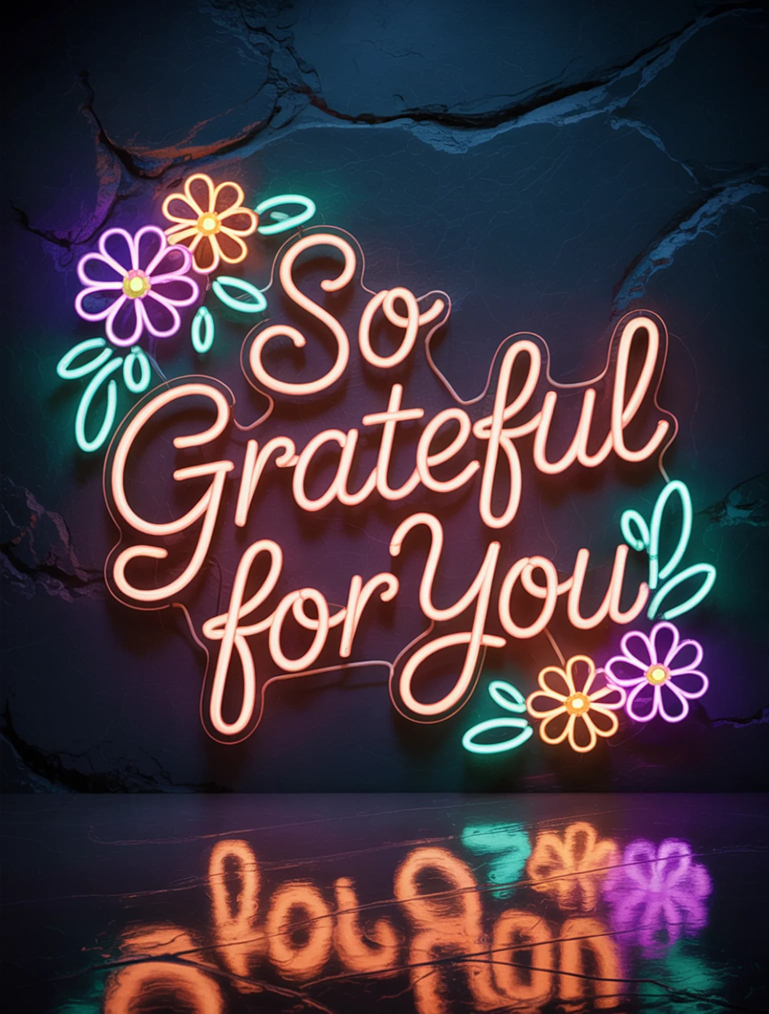 Grateful for You Neon