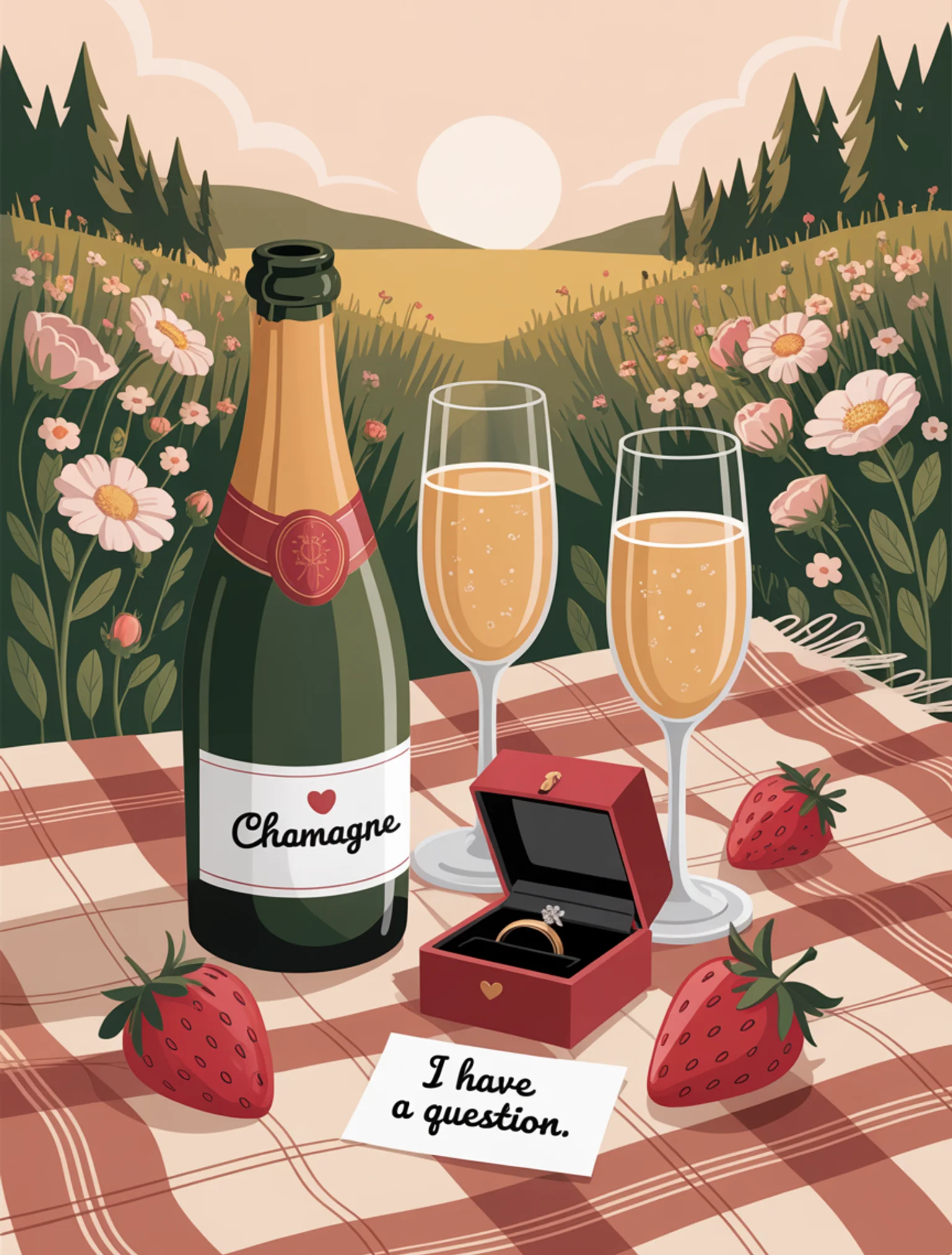 Proposal Picnic Scene