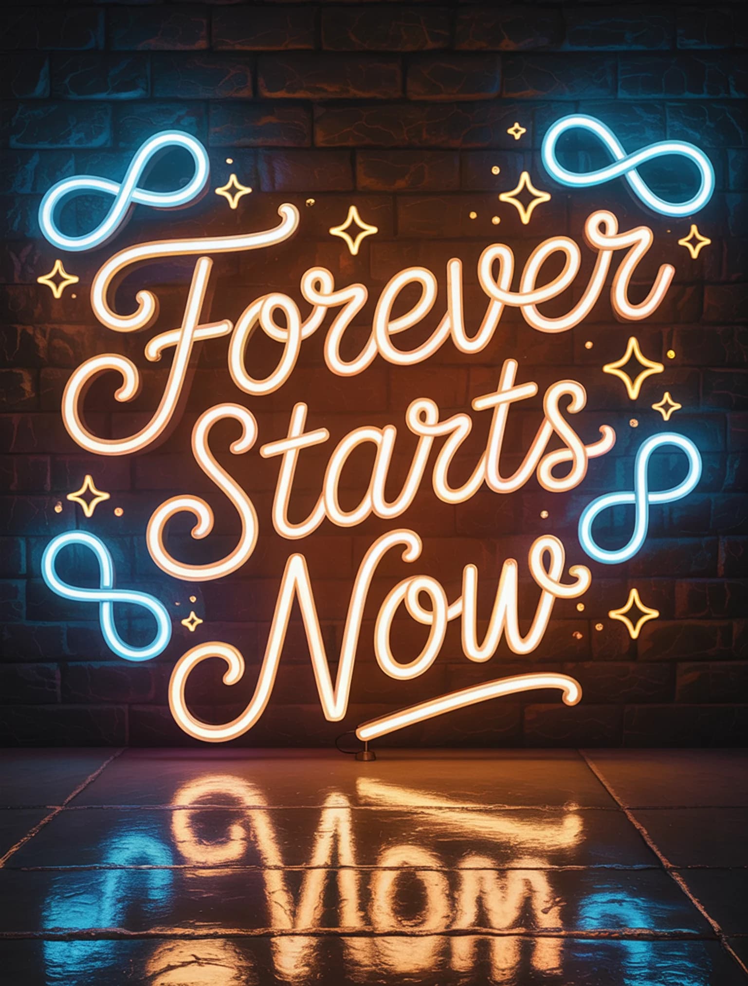 Forever Starts Now Neon