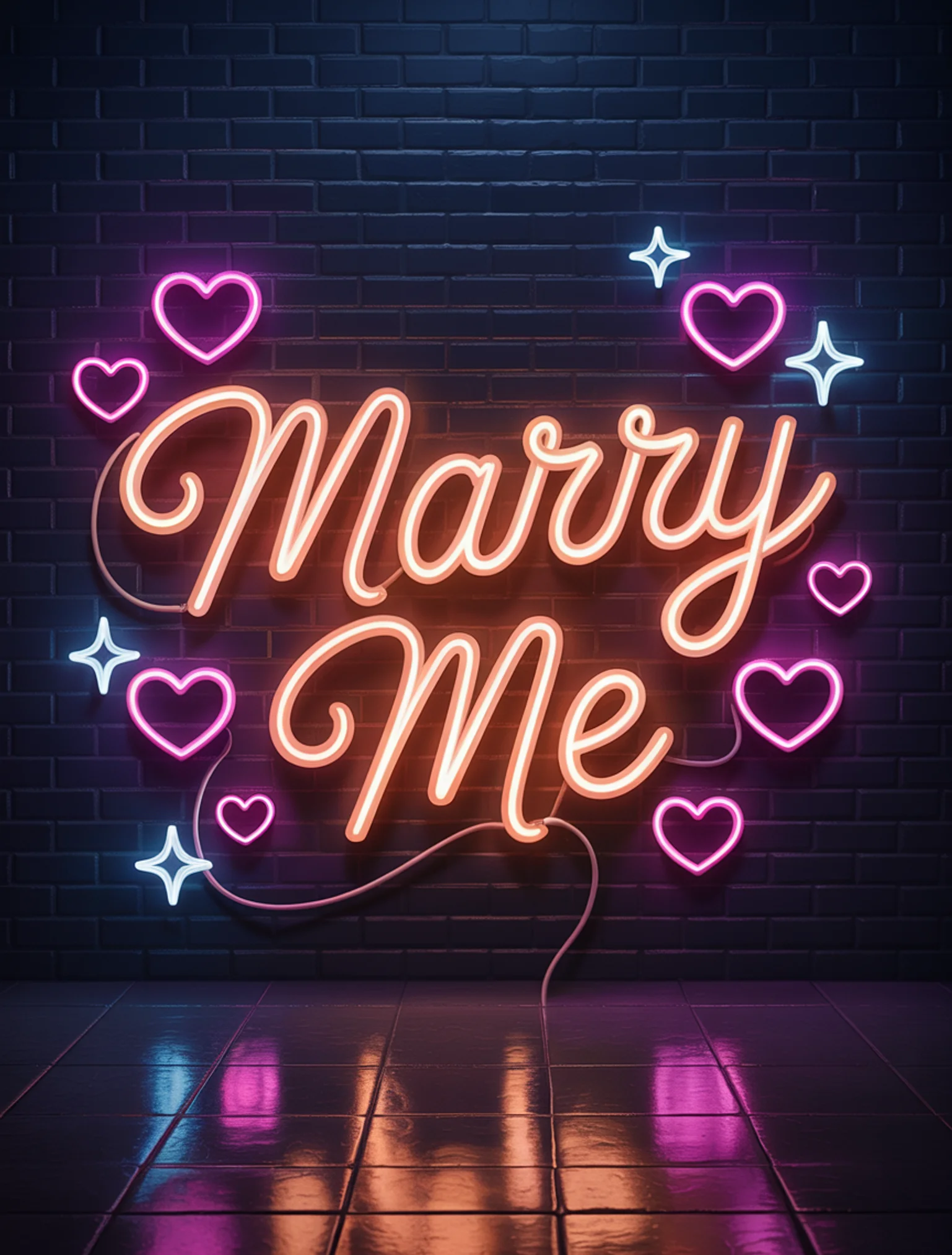 Marry Me Neon