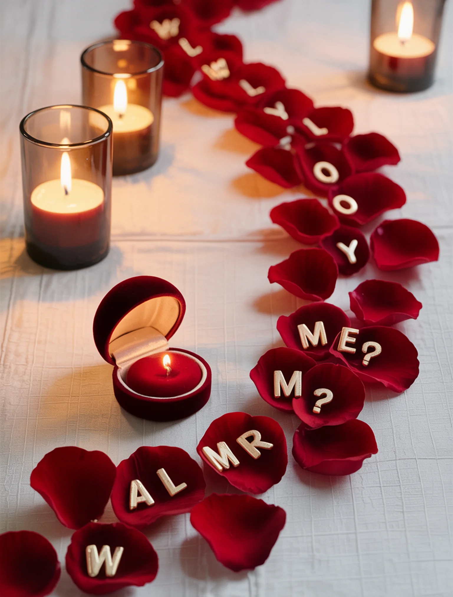 Rose Petal Path Photo