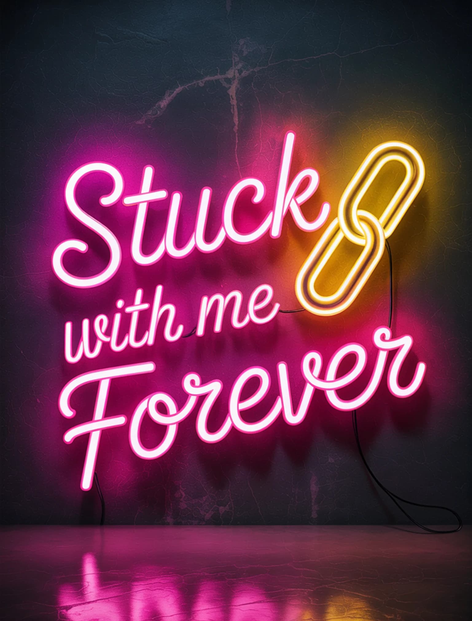 Stuck with Me Neon