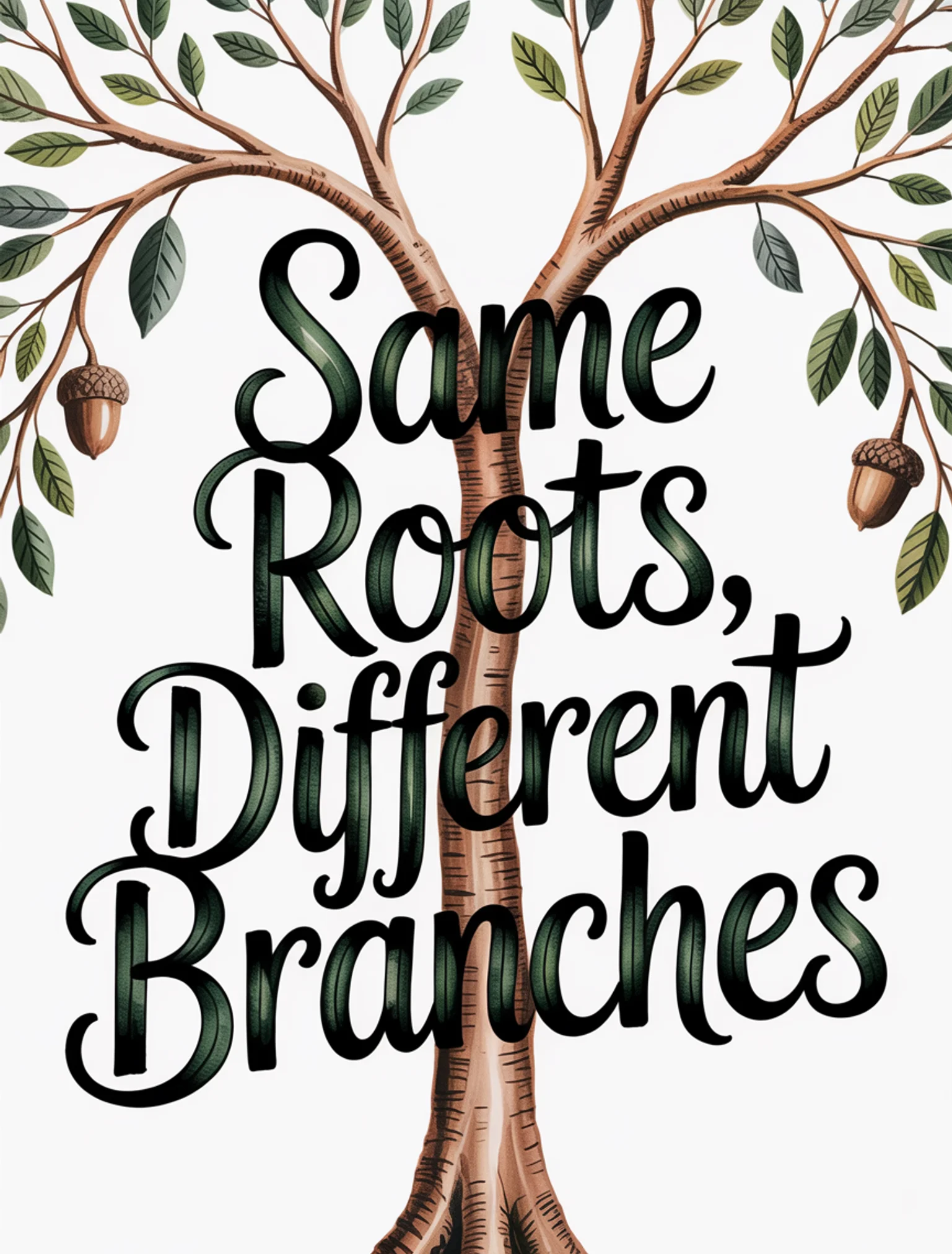 Same Roots, Different Branches