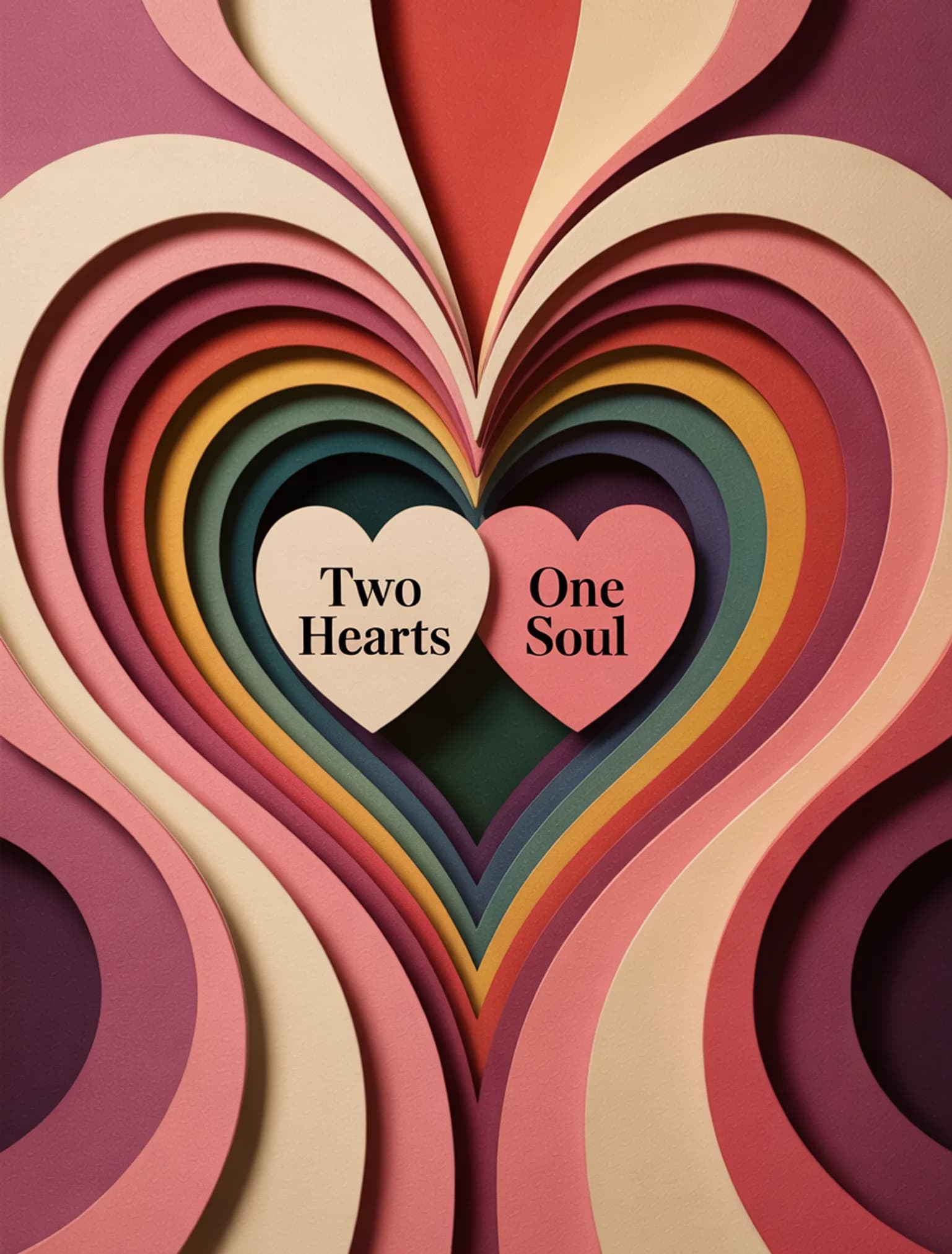 Two Hearts One Soul Paper