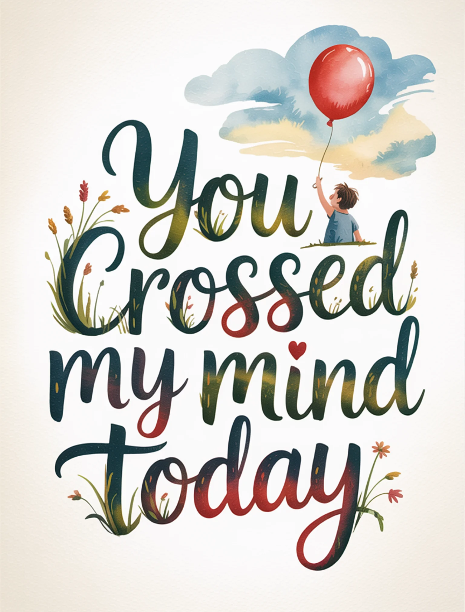 Crossed My Mind Today