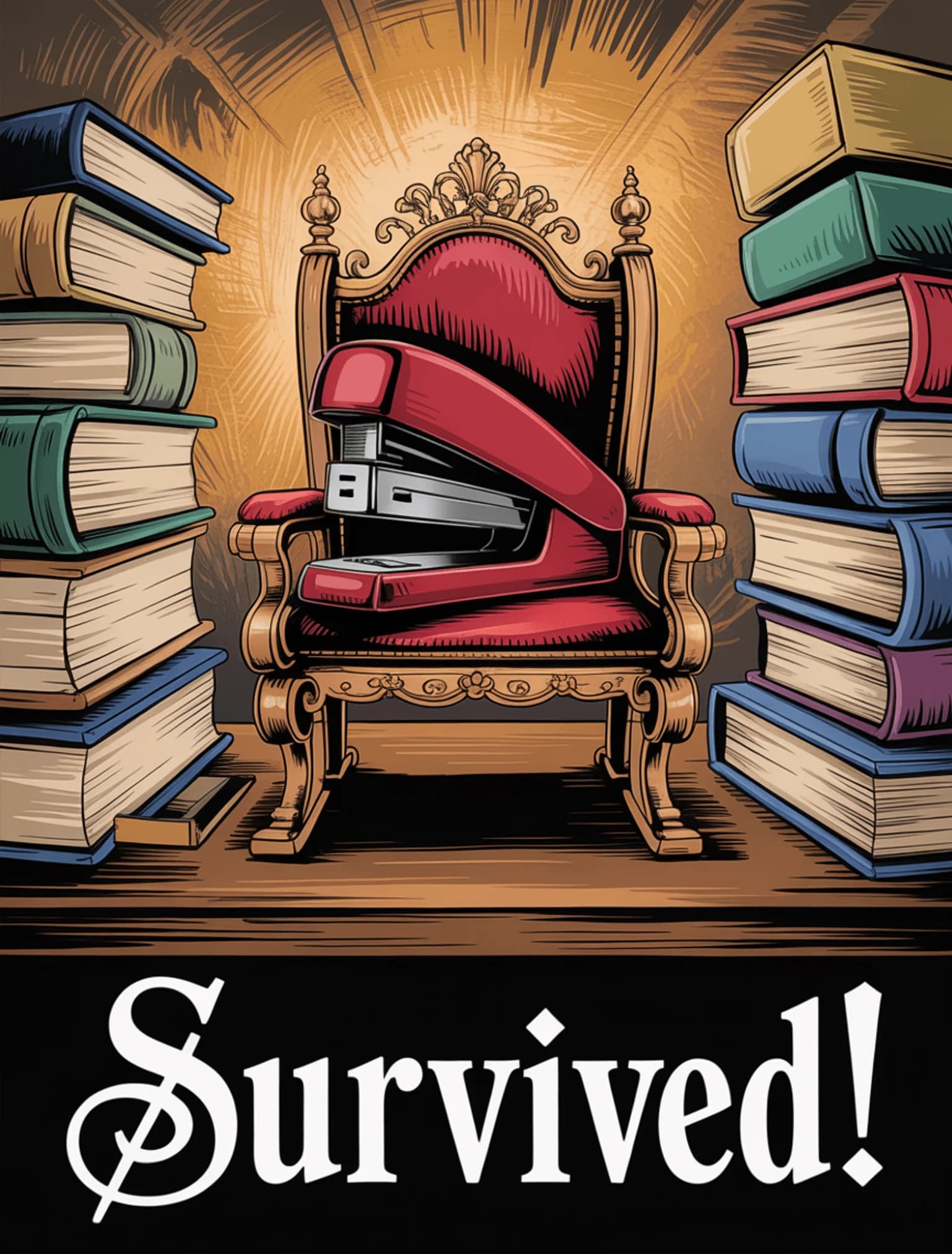 Stapler Throne Survived