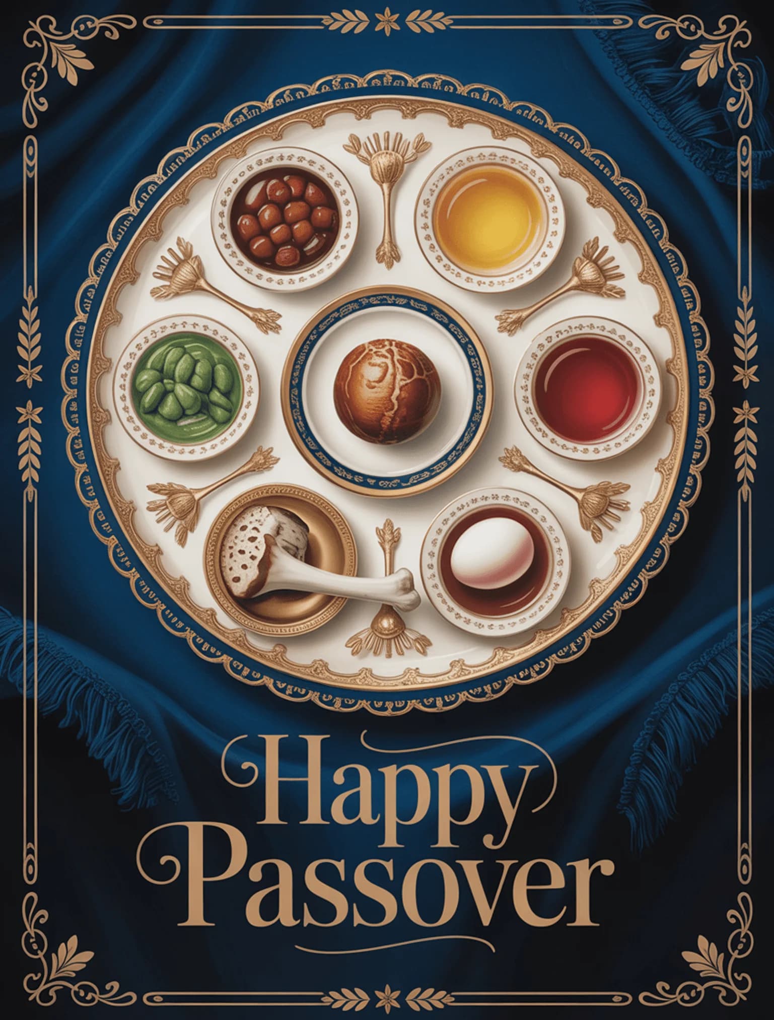 Seder Plate Elegance