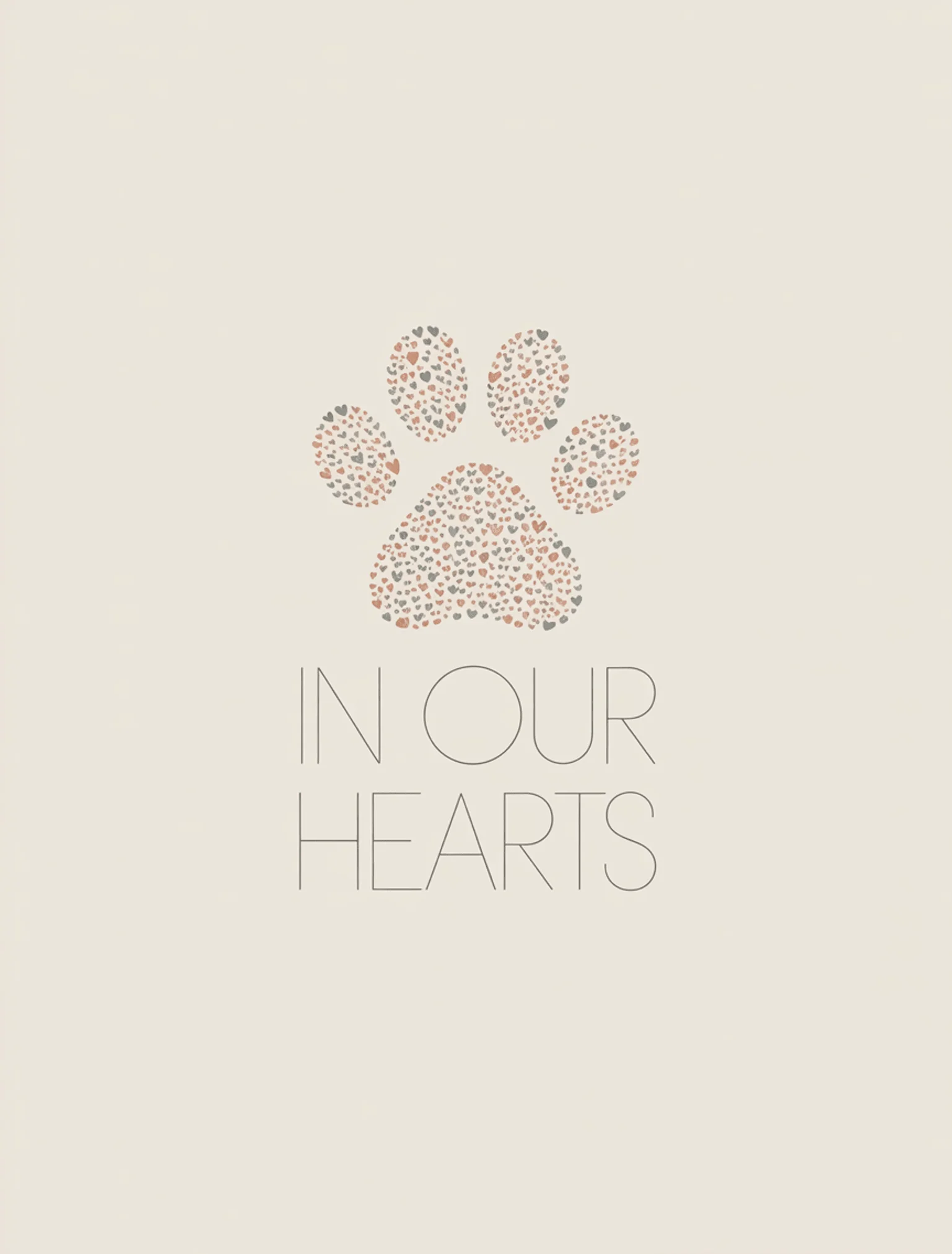 Paw Heart Minimalist