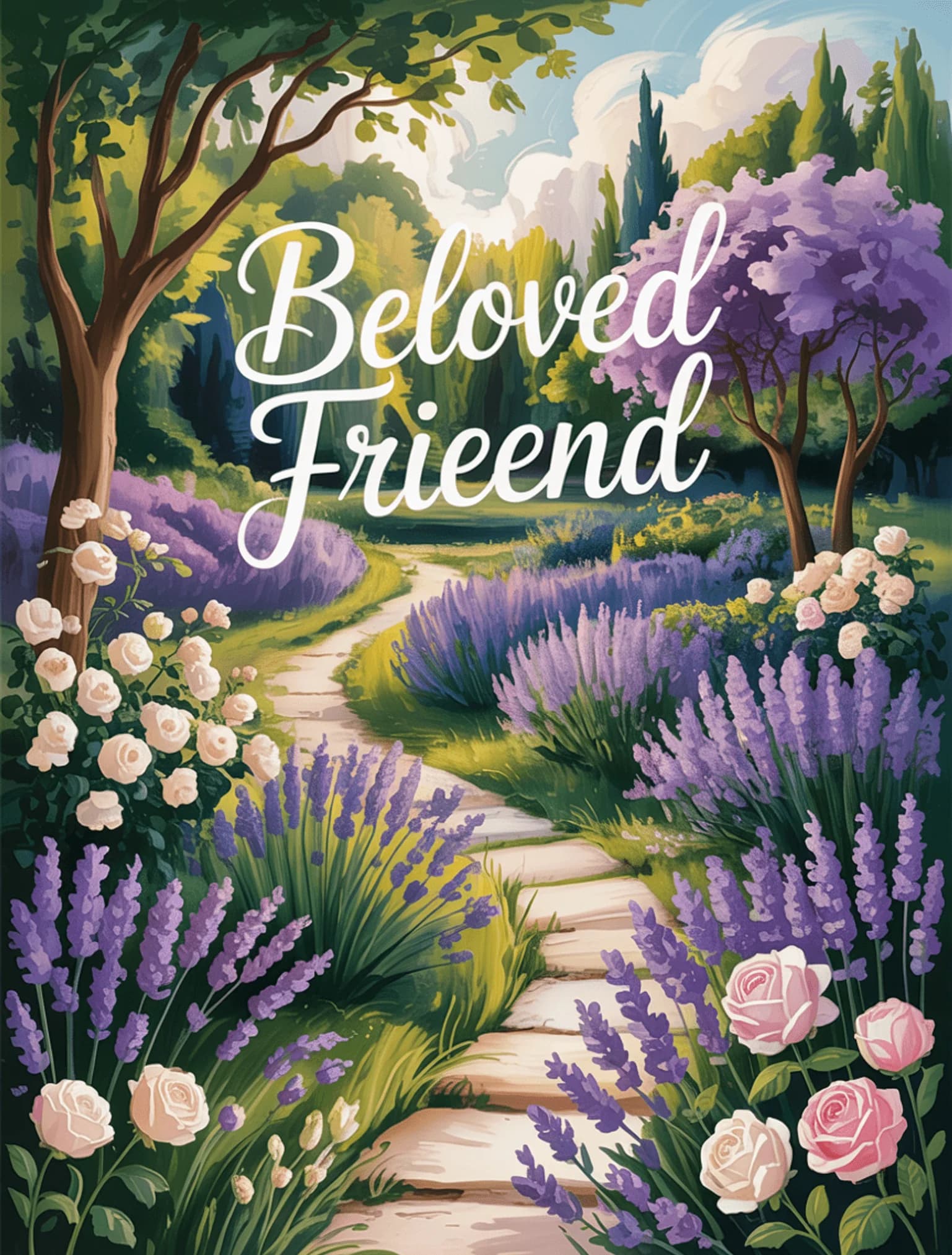 Peaceful Garden Path