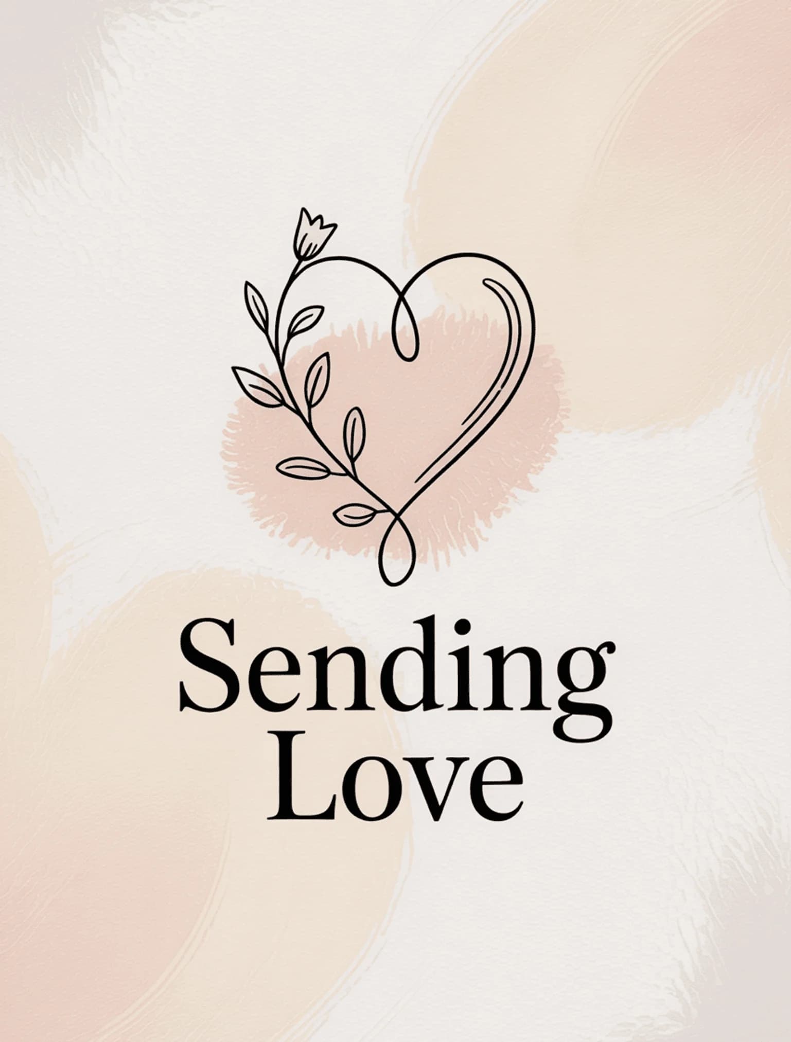 Emotional Minimal Heart Love