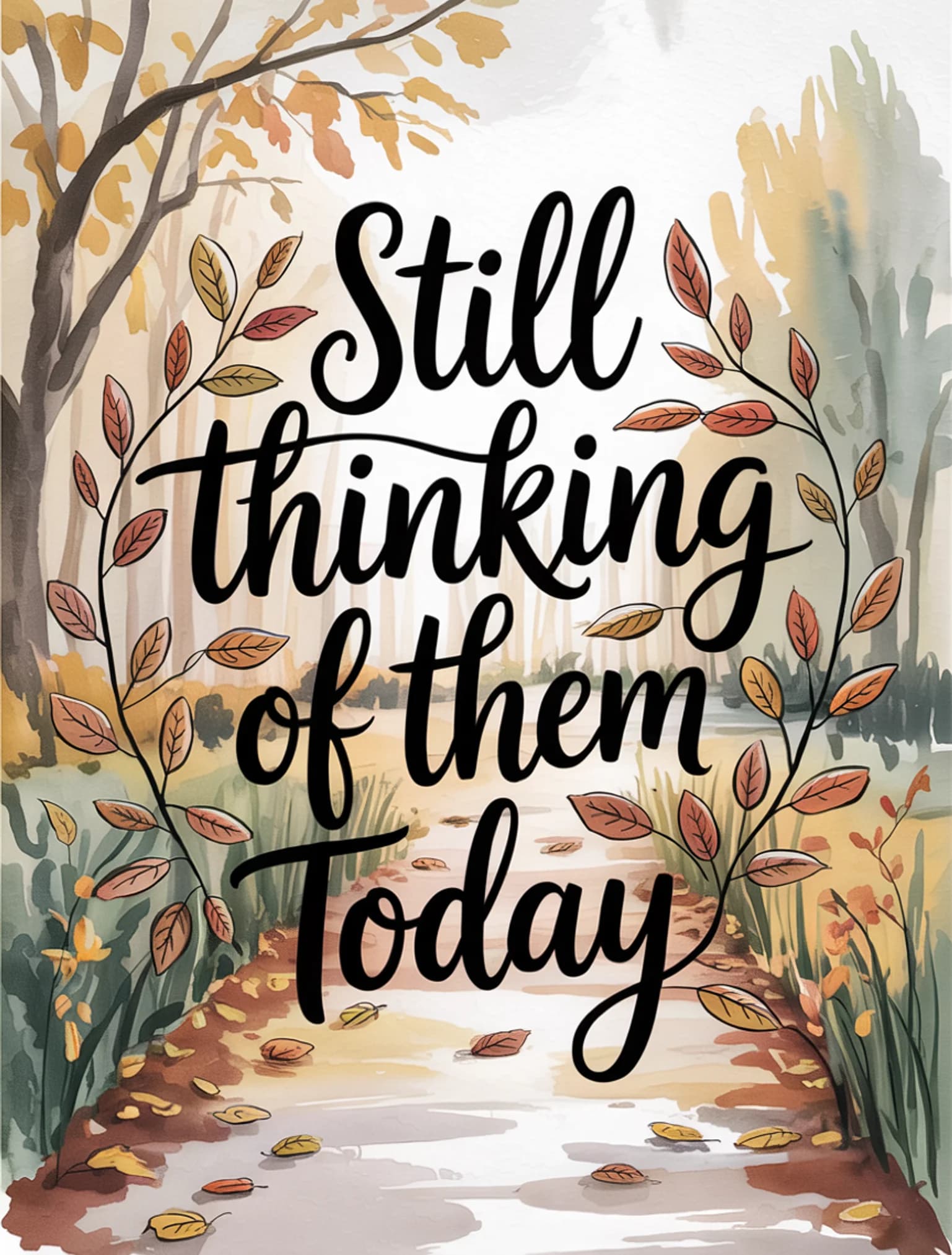 Still Thinking of Them