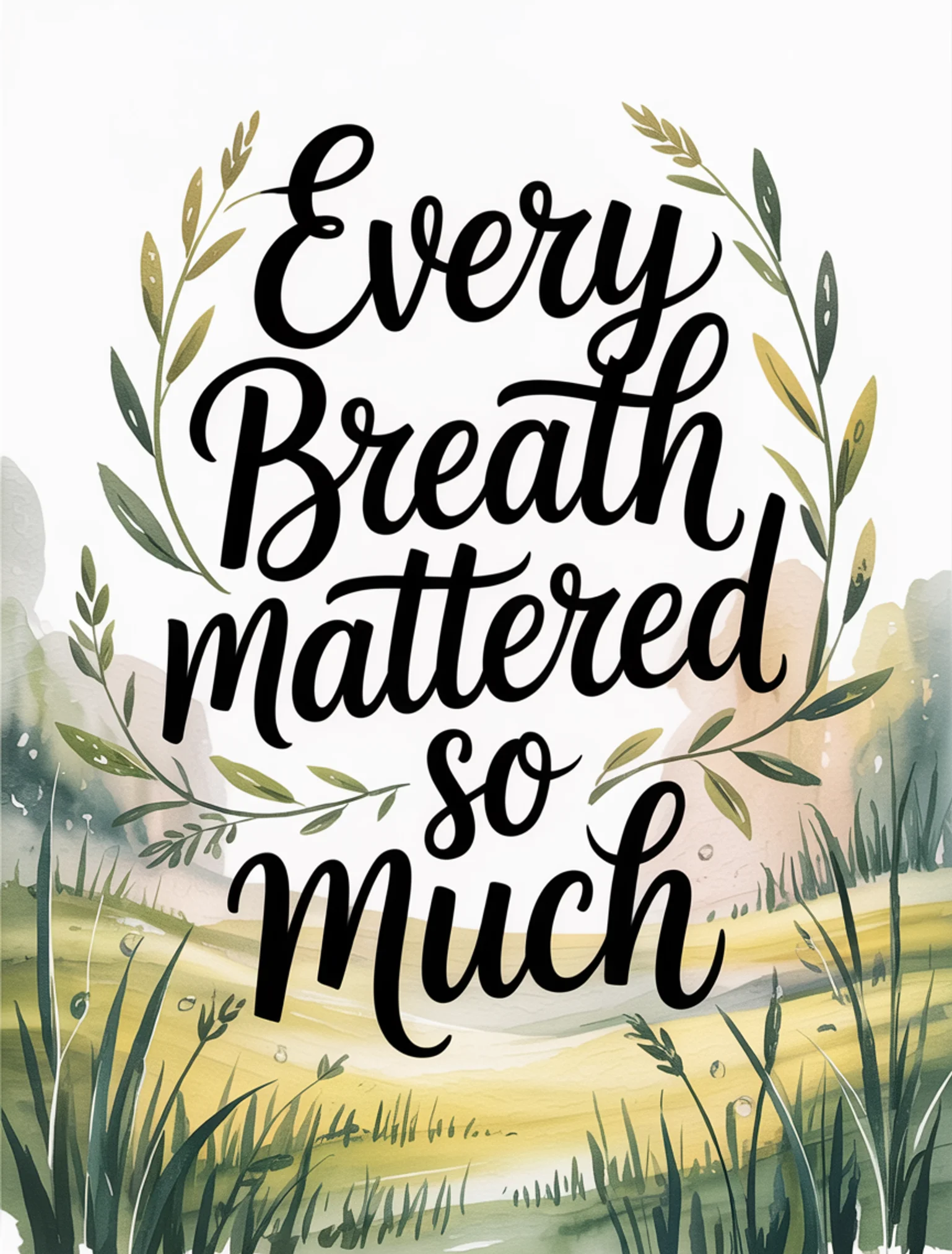 Every Breath Mattered
