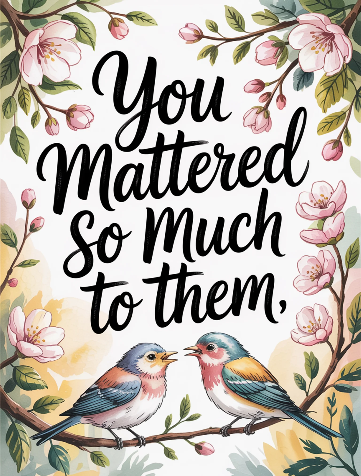 You Mattered to Them