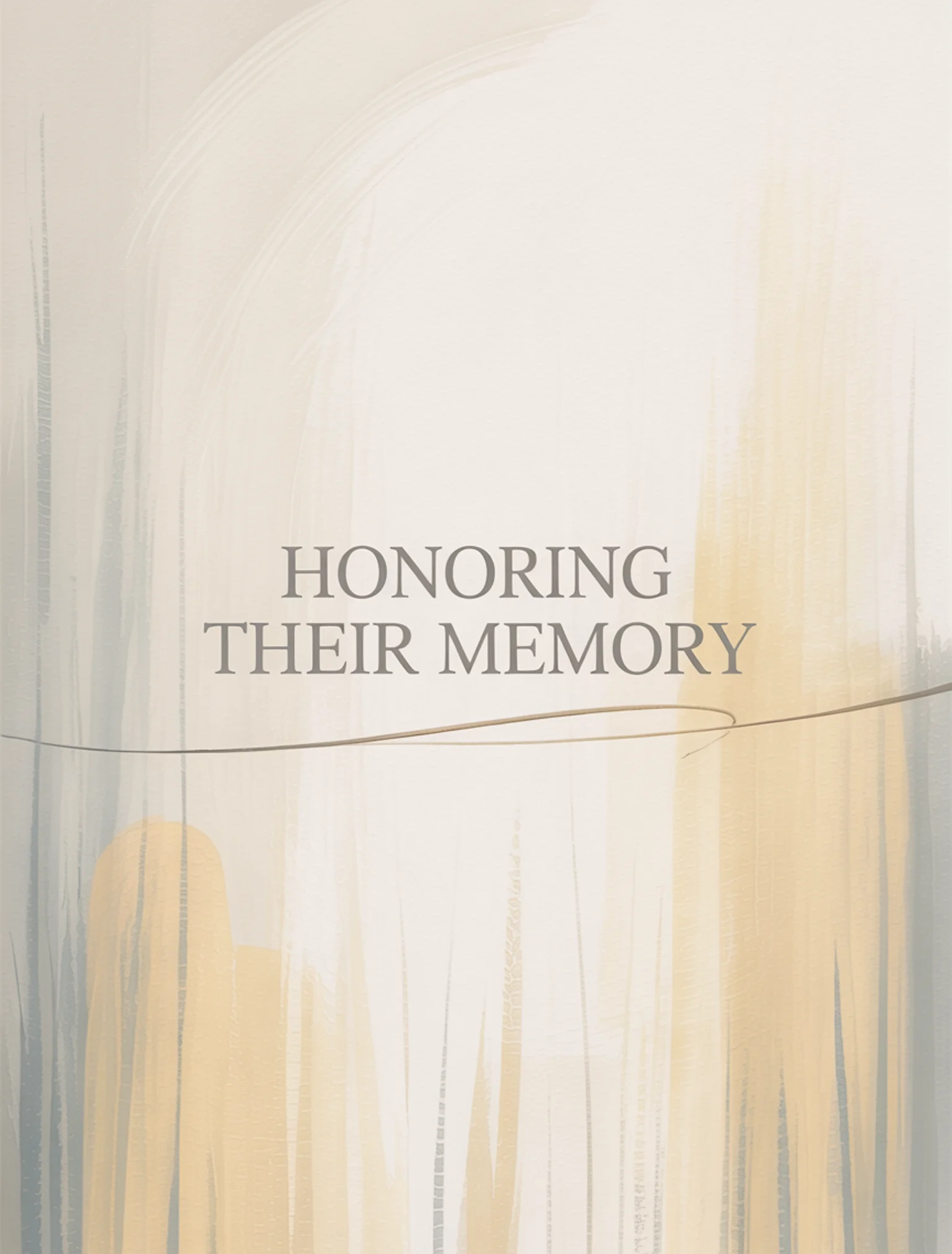 Honoring Their Memory