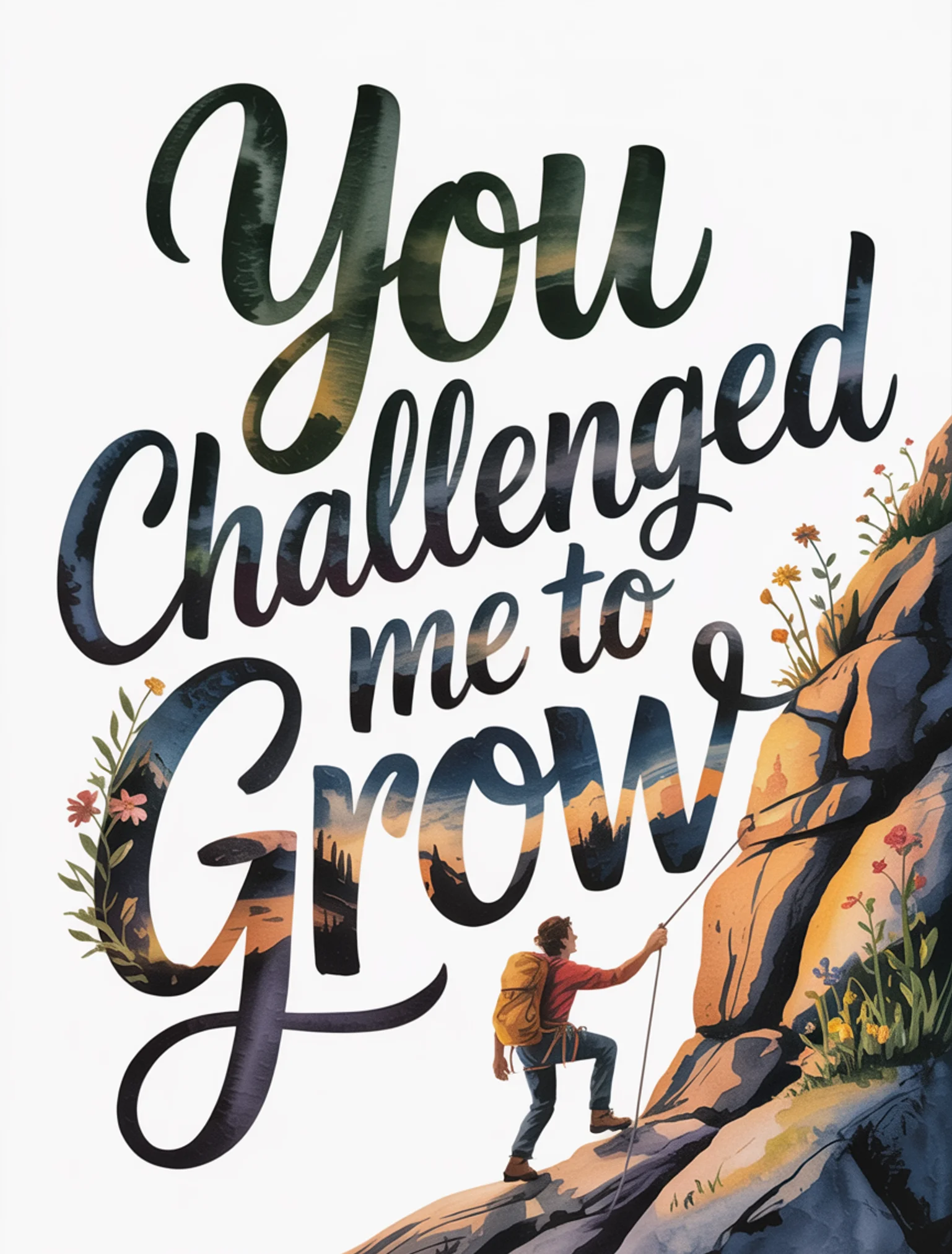 You Challenged Me to Grow