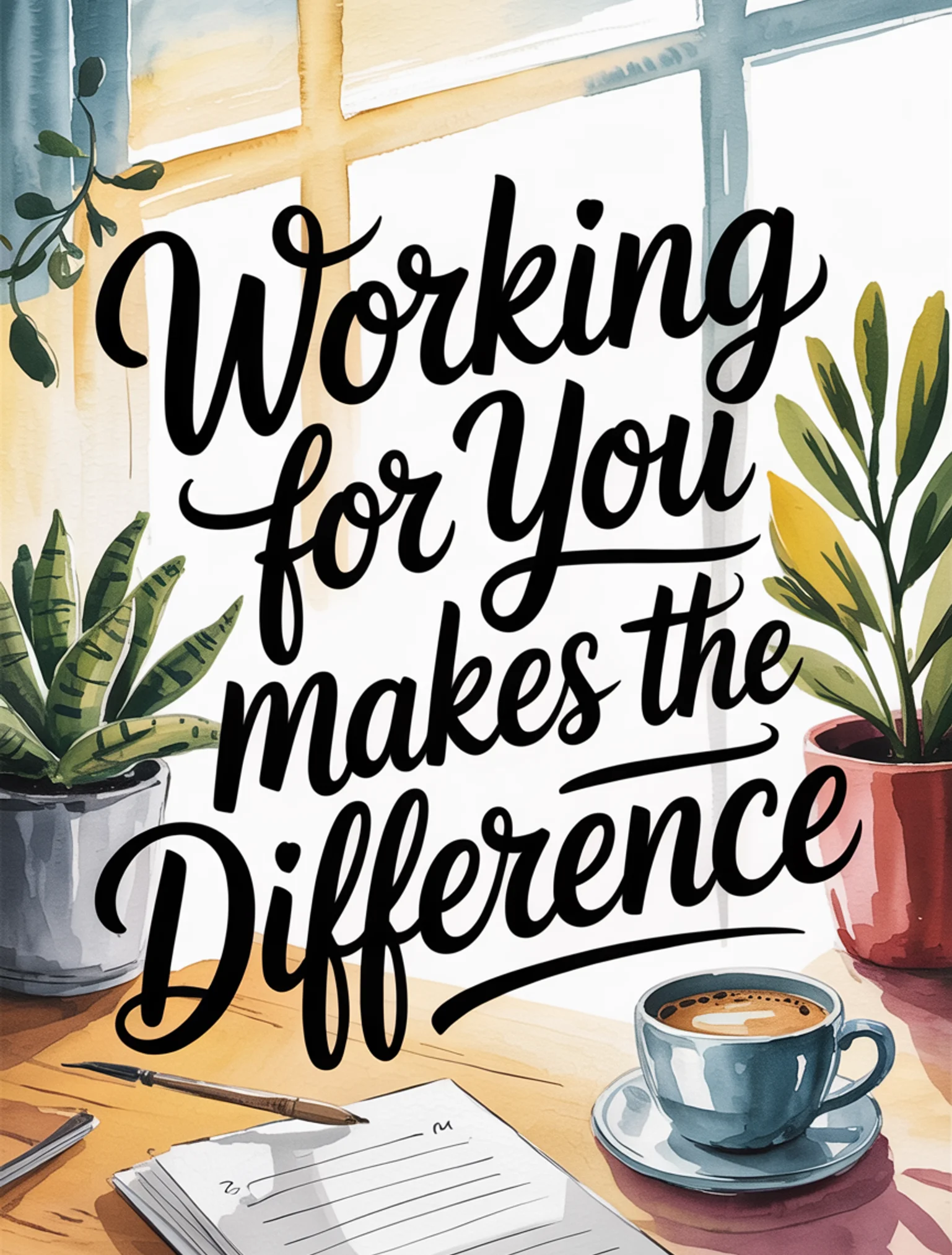 Working for You Makes the Difference