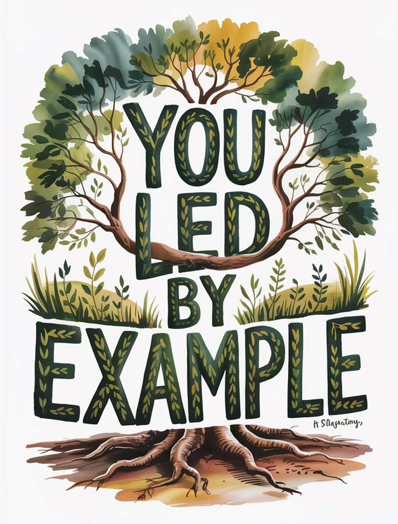 You Led by Example