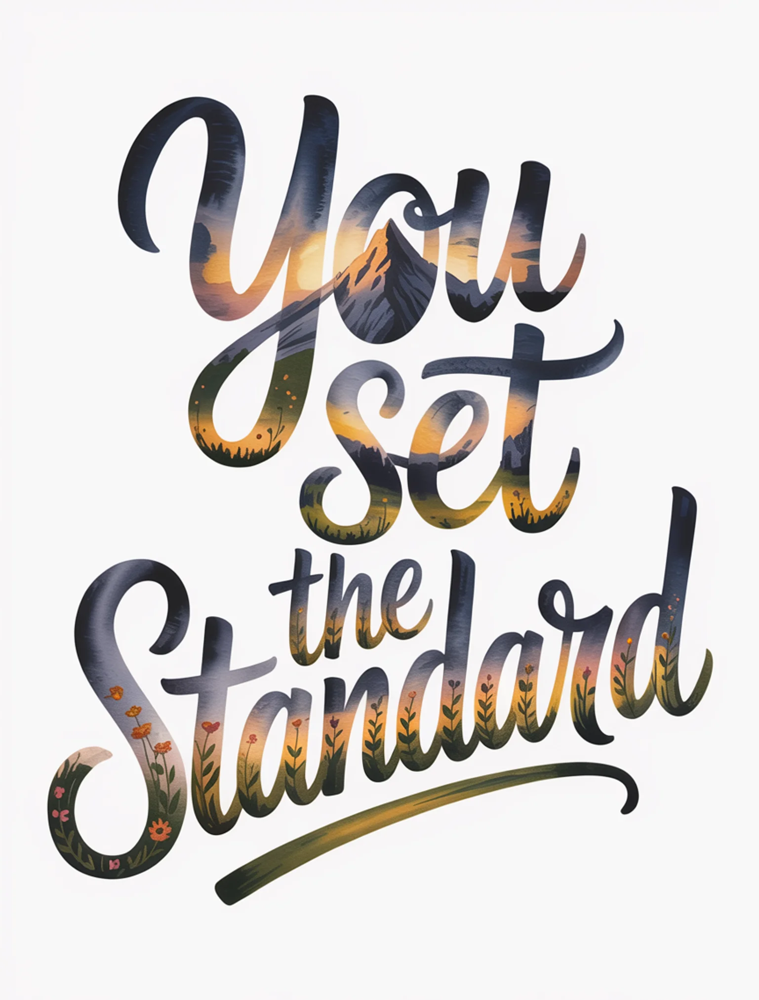 You Set the Standard