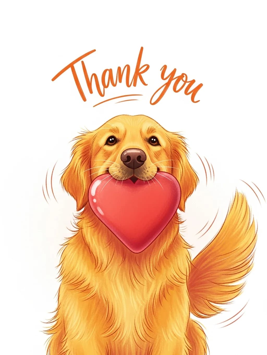 Thank You Dog Heart