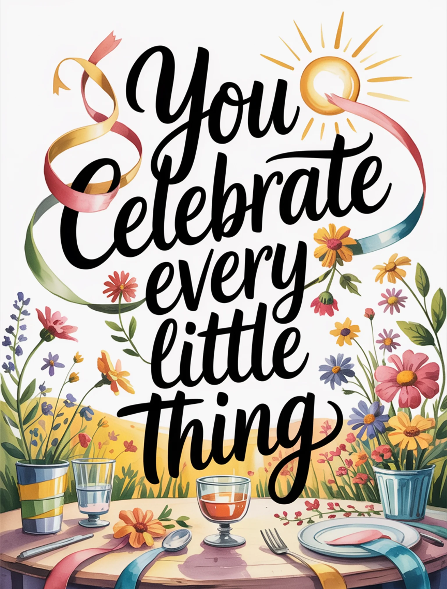 You Celebrate Everything