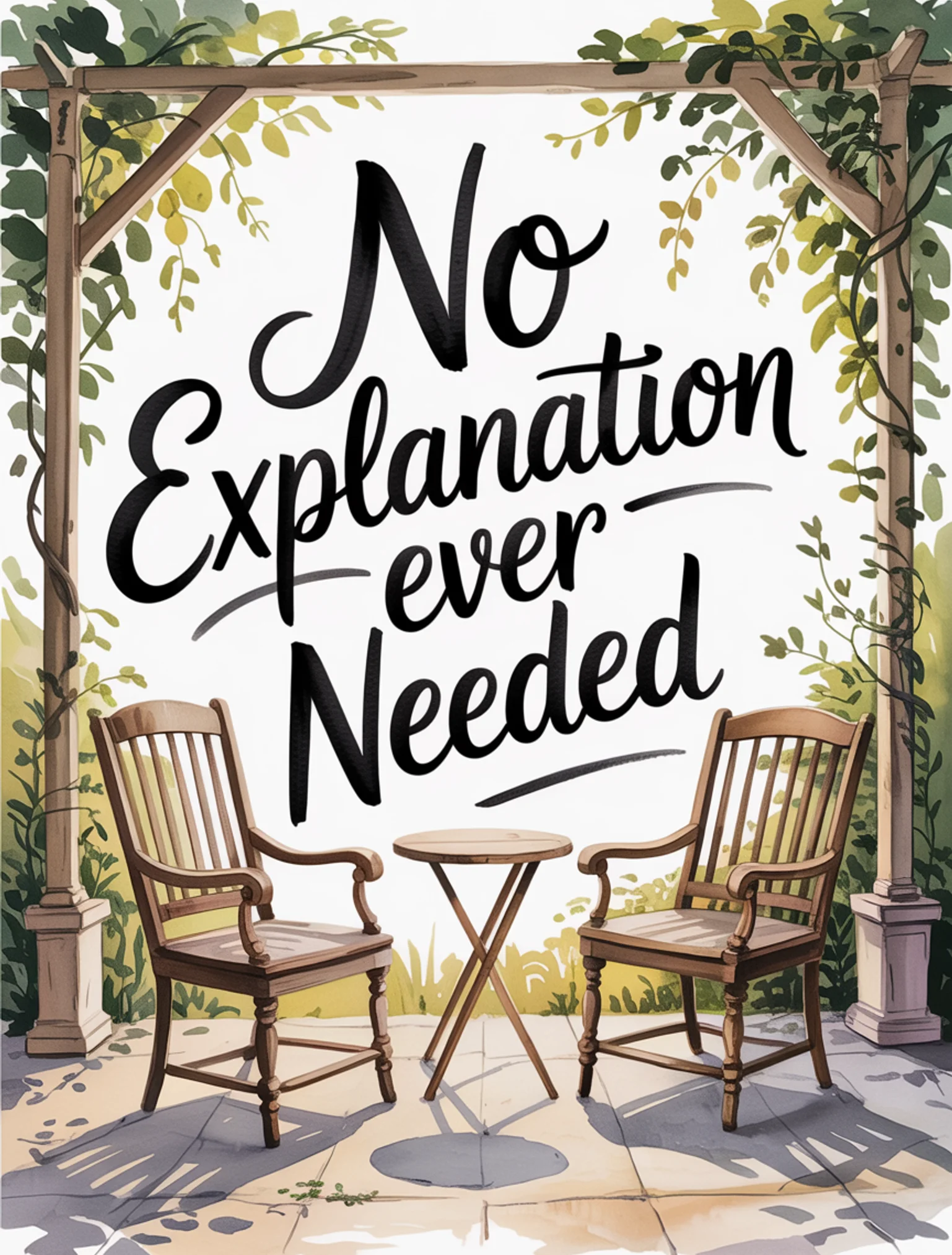 No Explanation Needed