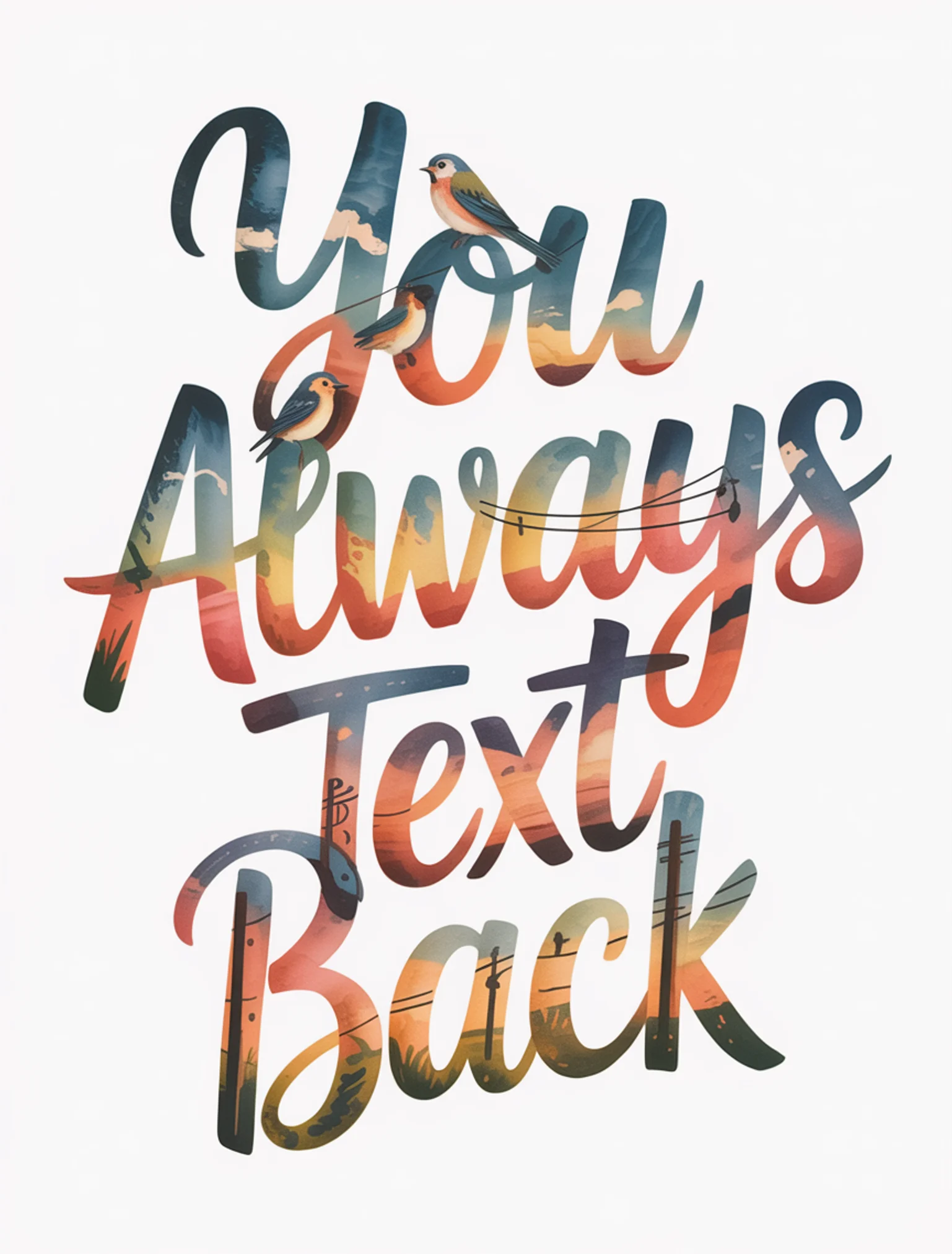 You Always Text Back