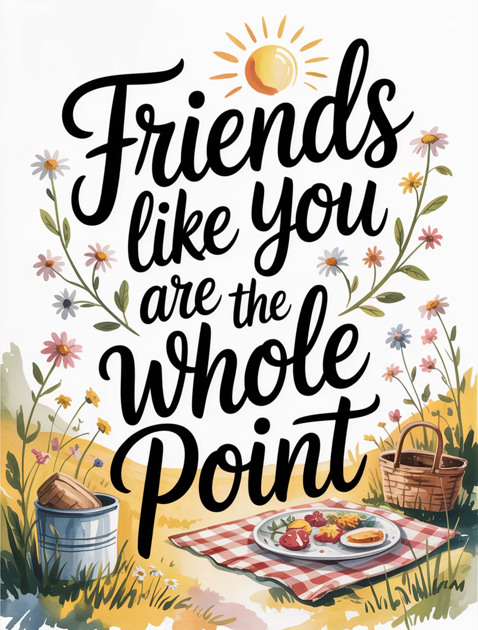 Friends Like You Are the Whole Point