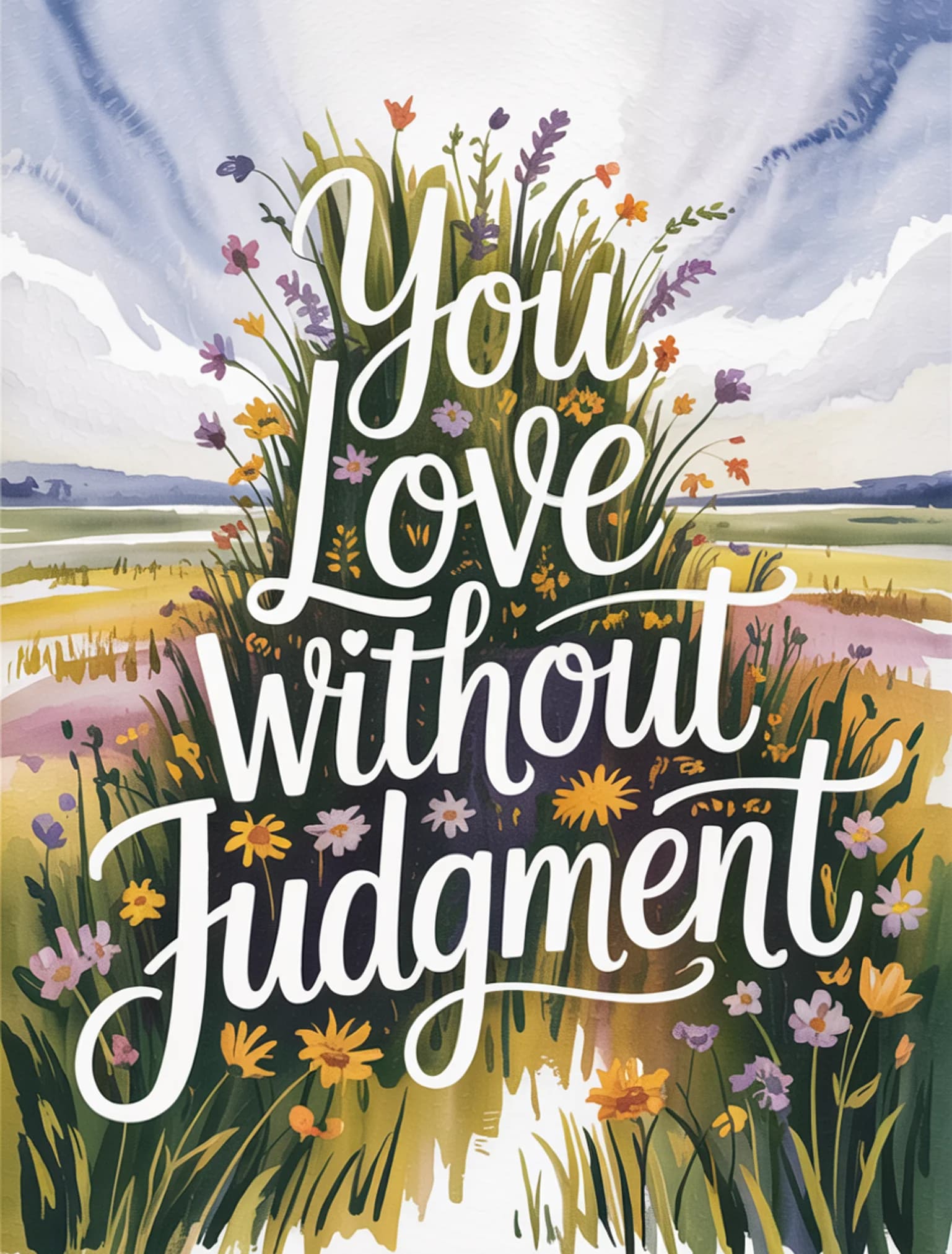 You Love Without Judgment