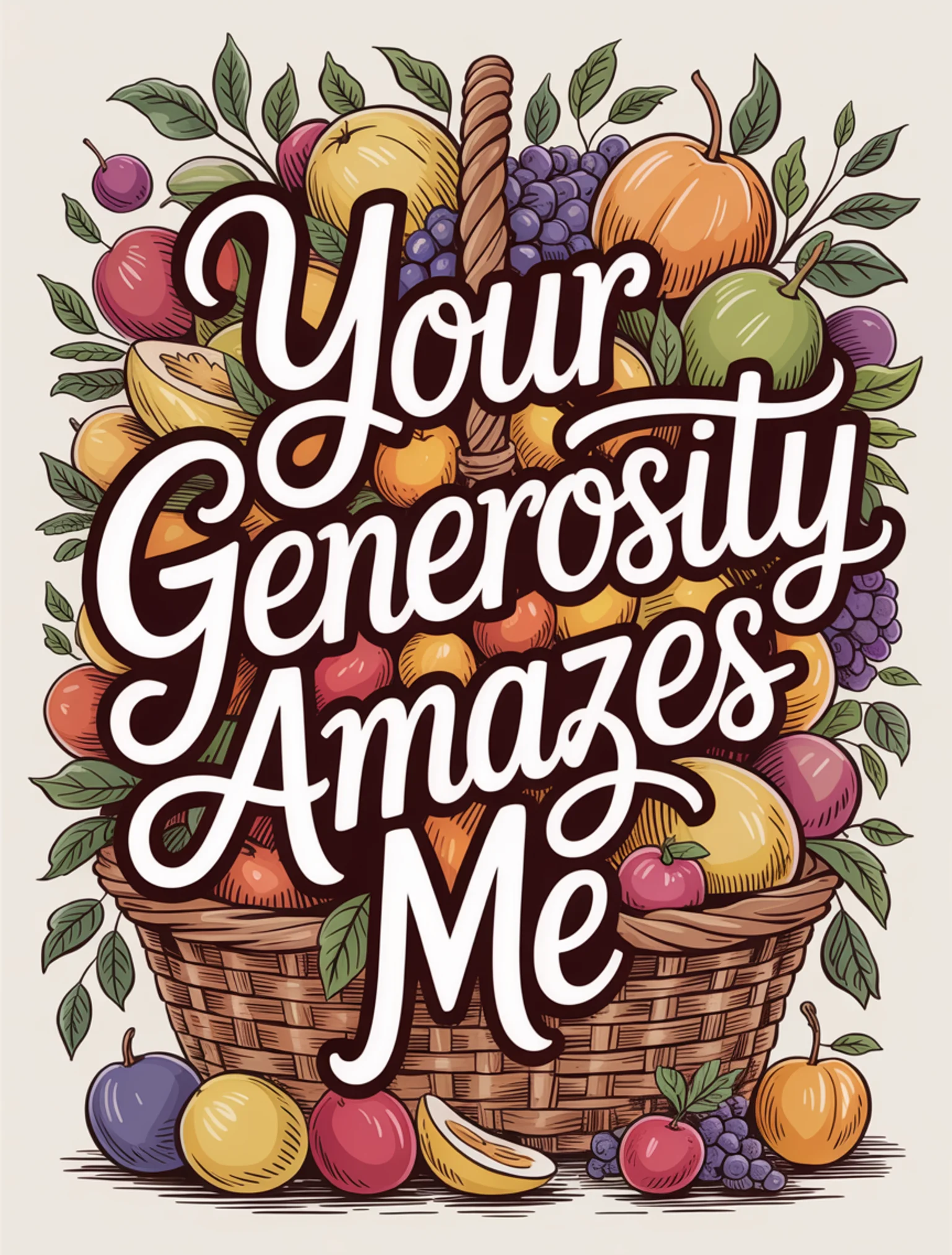 Your Generosity Amazes Me