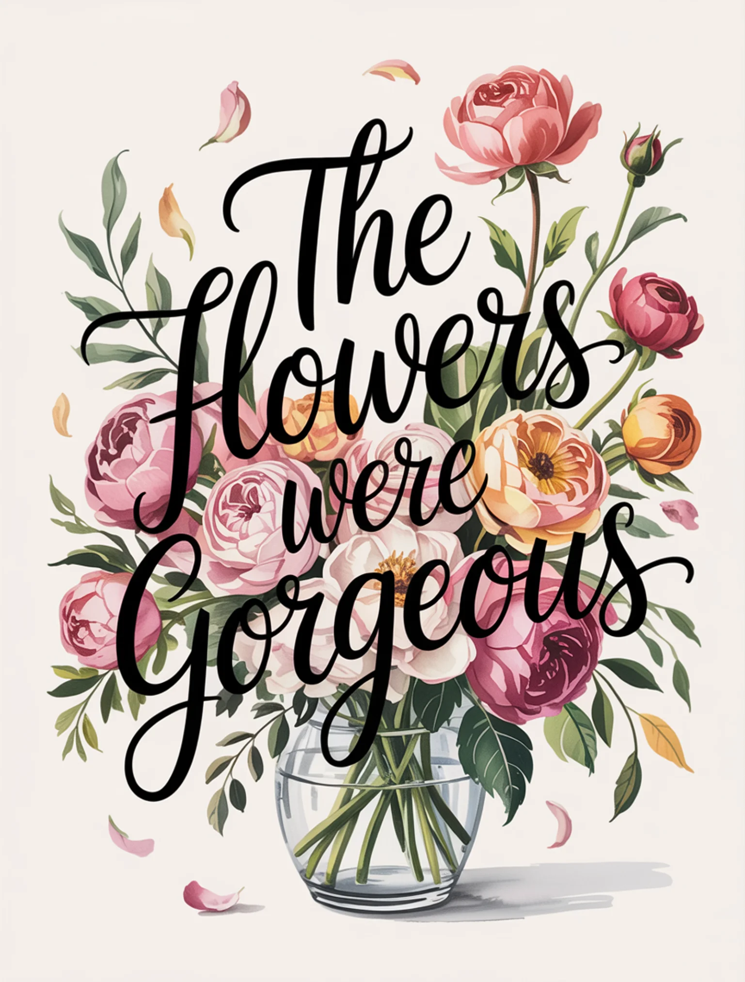 The Flowers Were Gorgeous