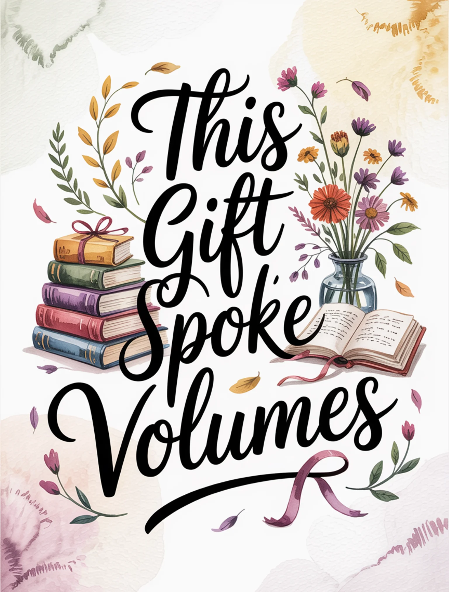 This Gift Spoke Volumes