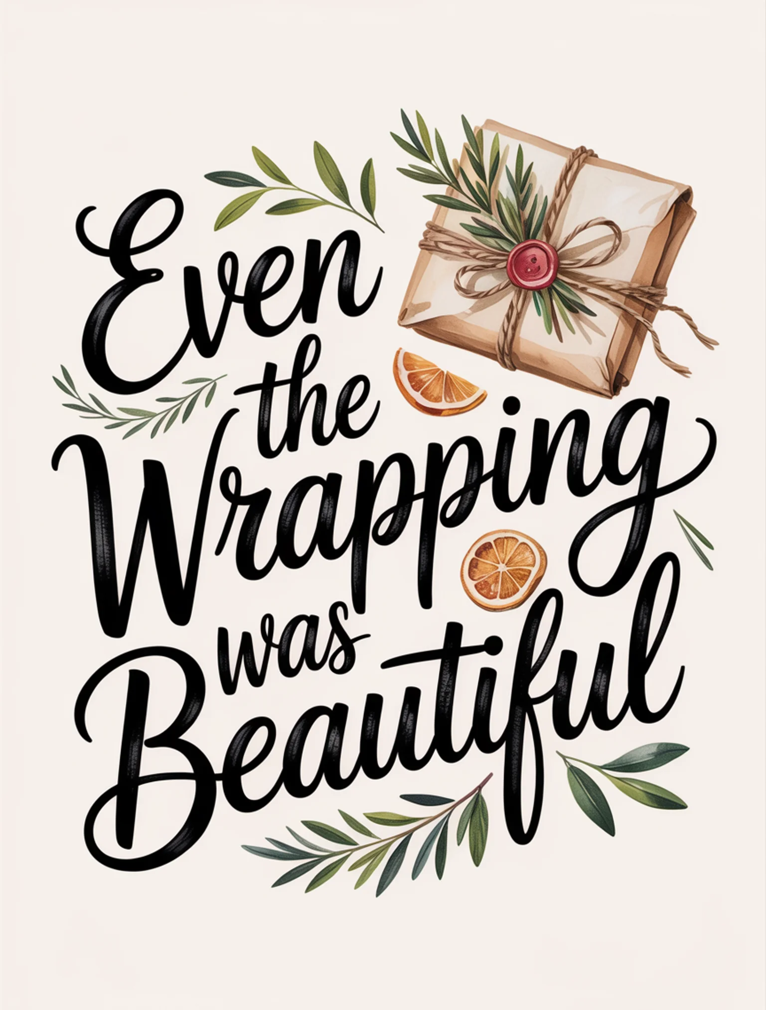 Even the Wrapping Was Beautiful