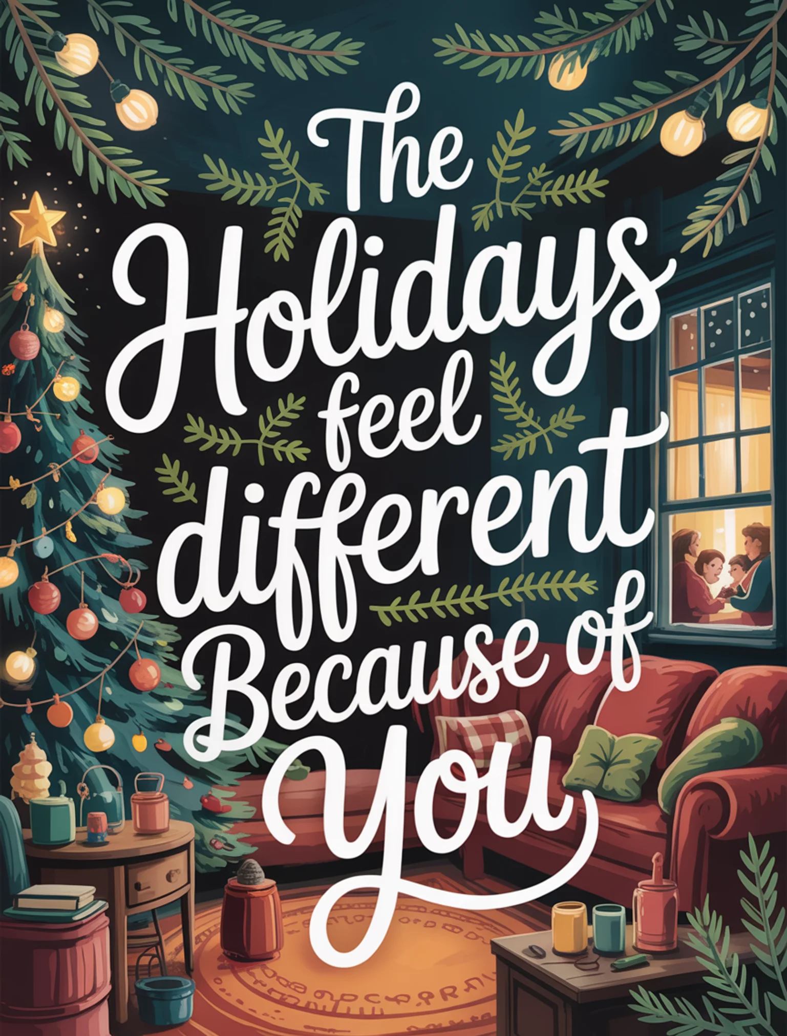 The Holidays Feel Different Because of You