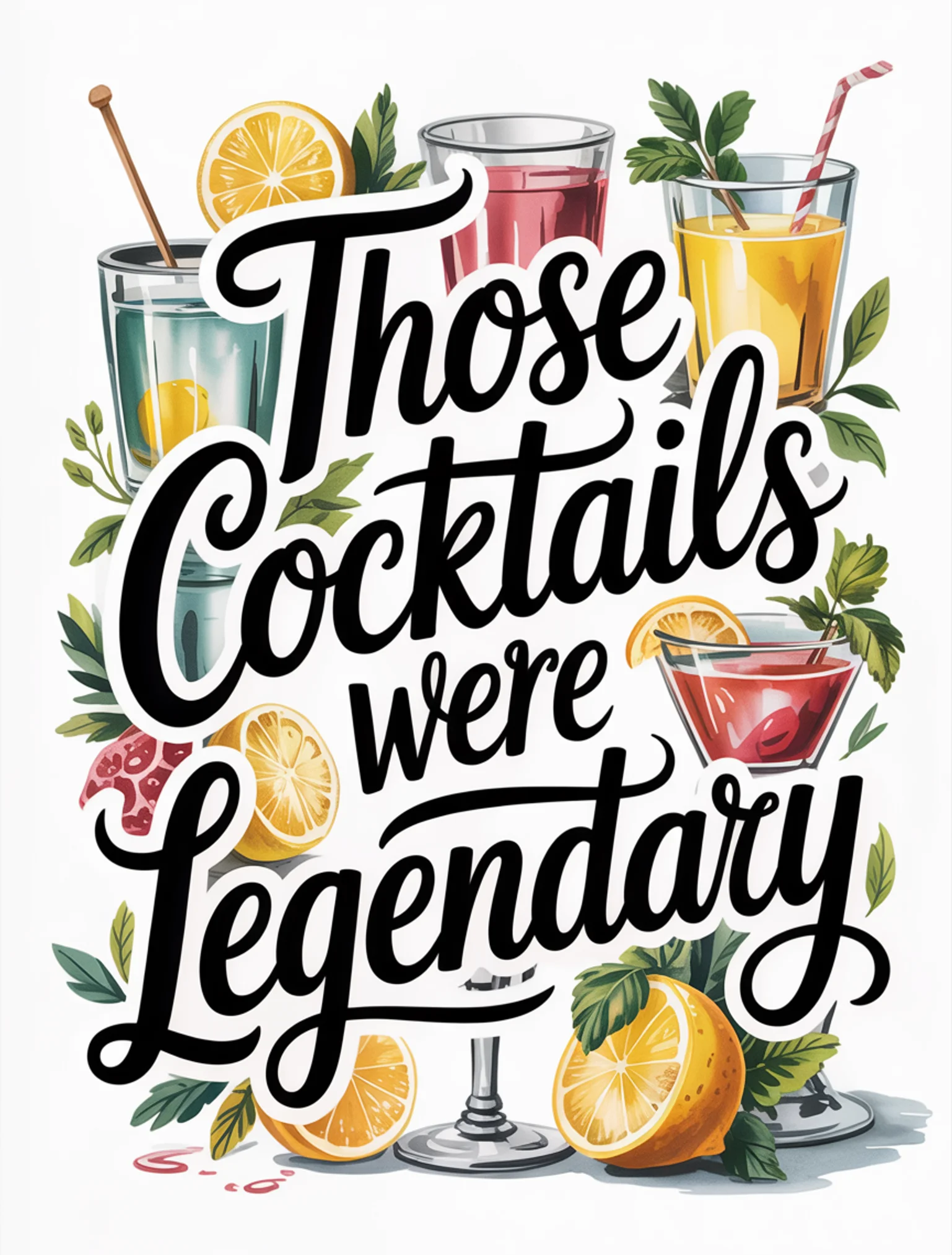 Those Cocktails Though