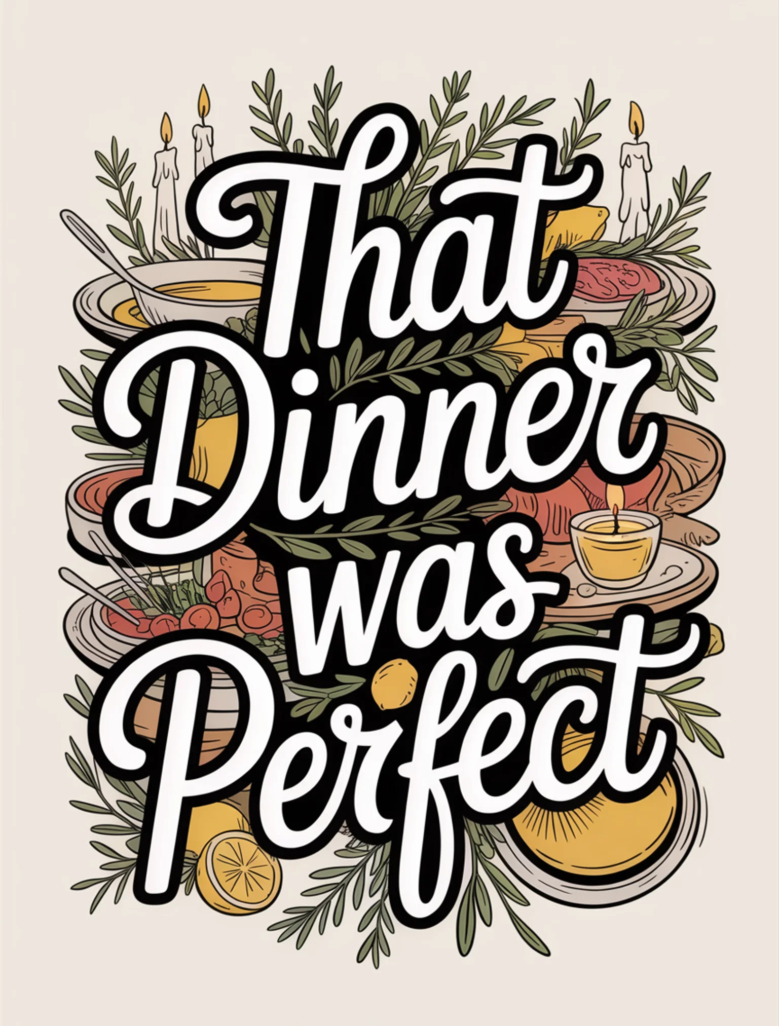 That Dinner Was Perfect