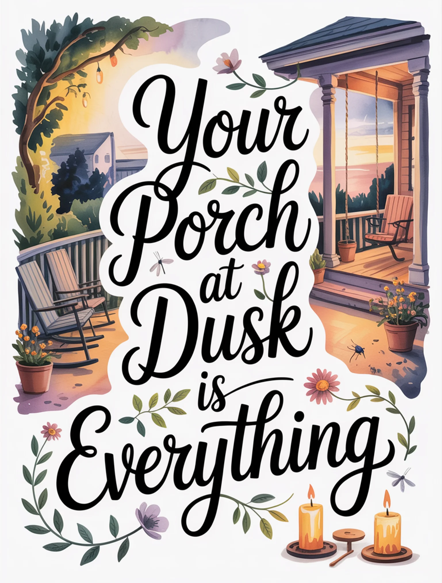 Your Porch at Dusk