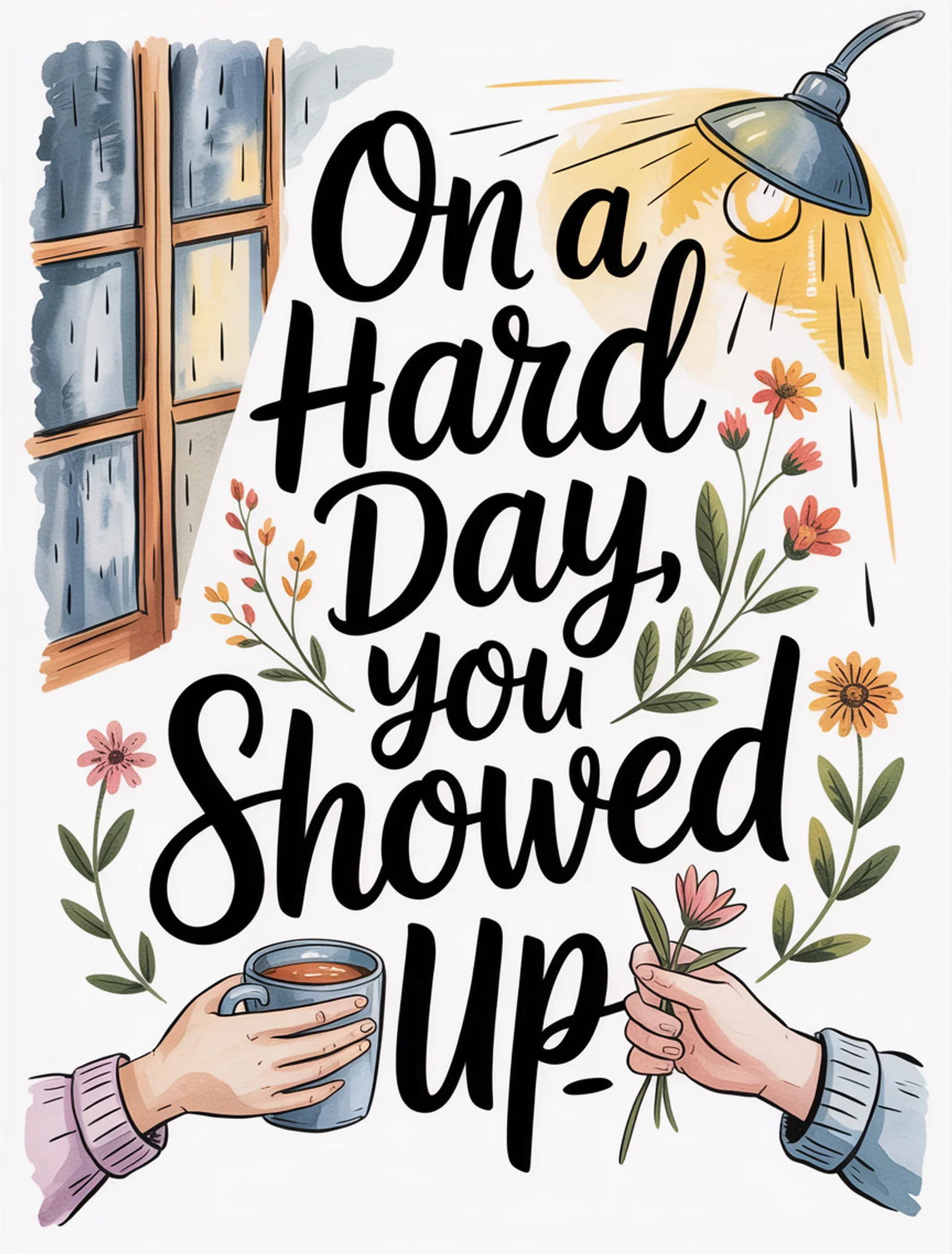 On a Hard Day You Showed Up