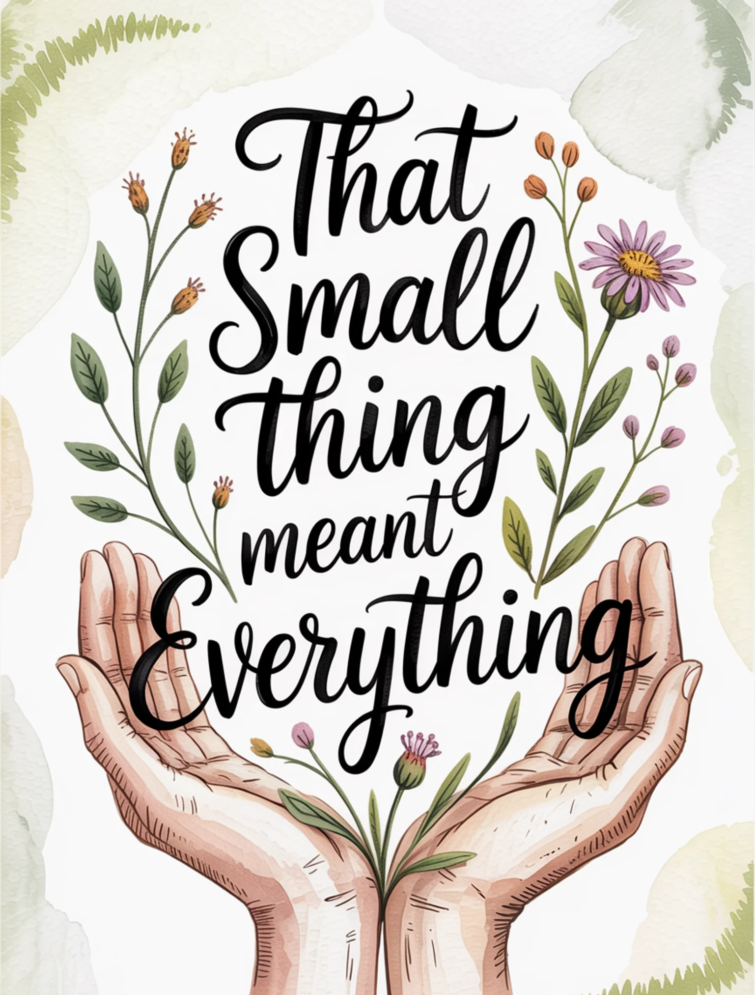 That Small Thing Meant Everything
