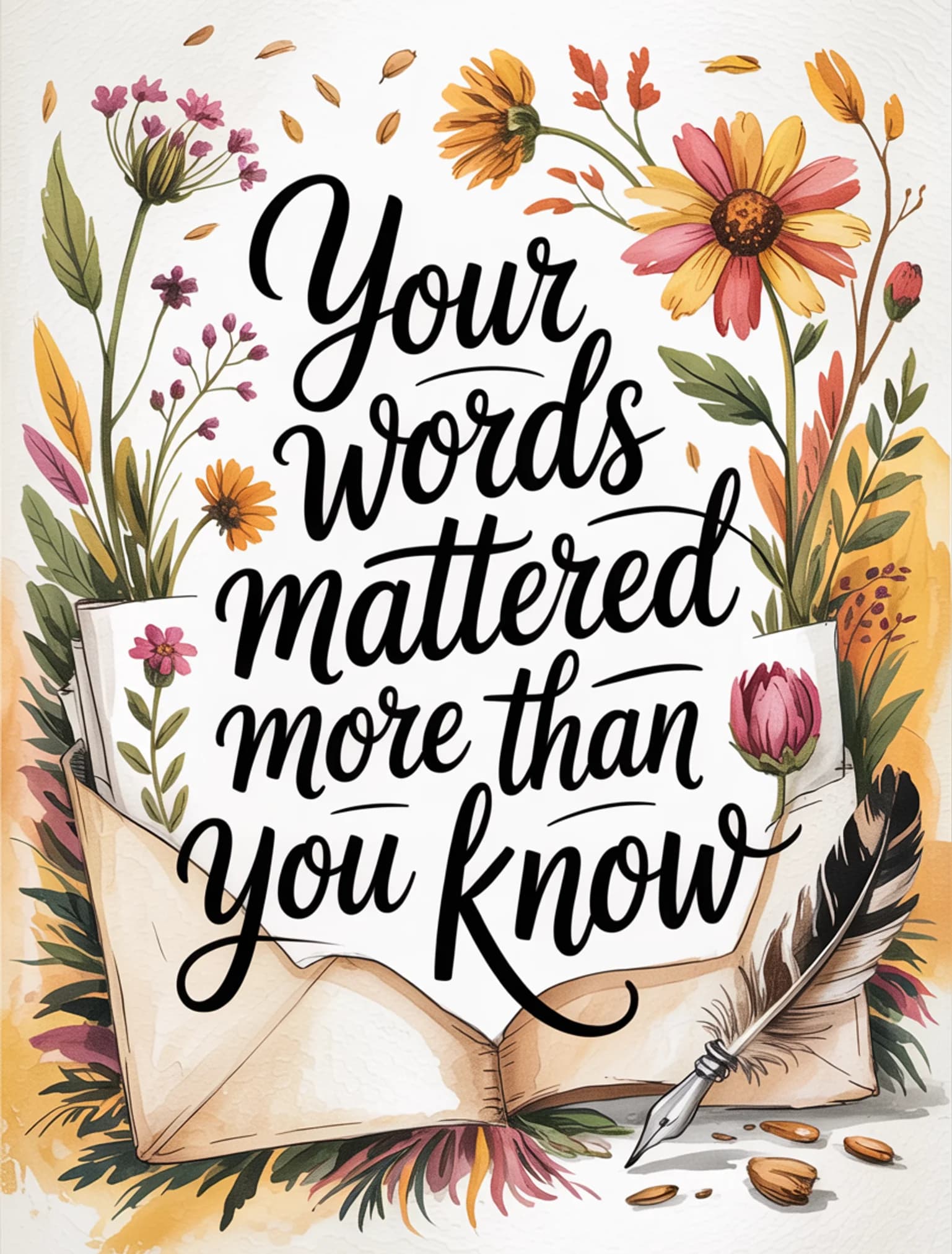 Your Words Mattered