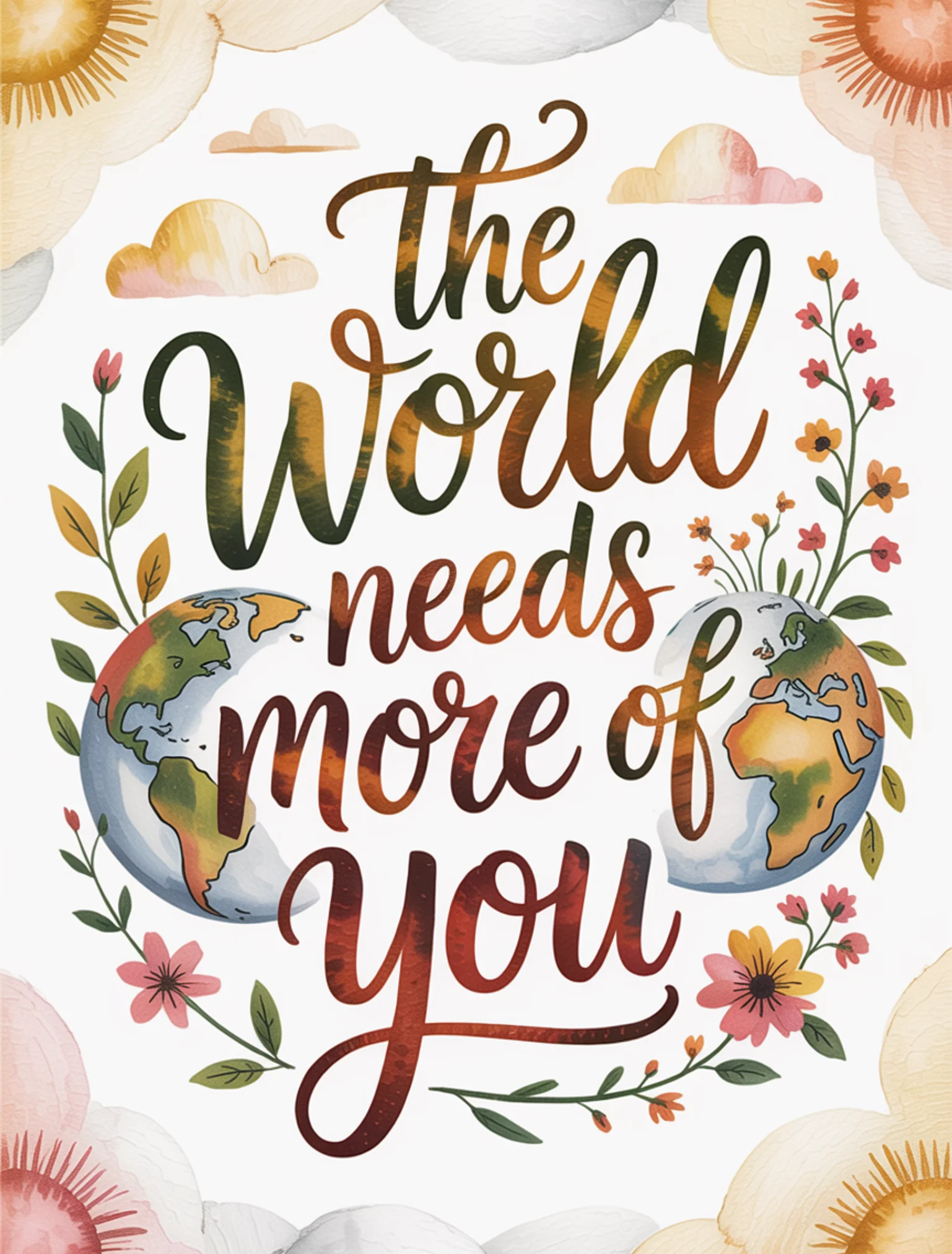 The World Needs More of You