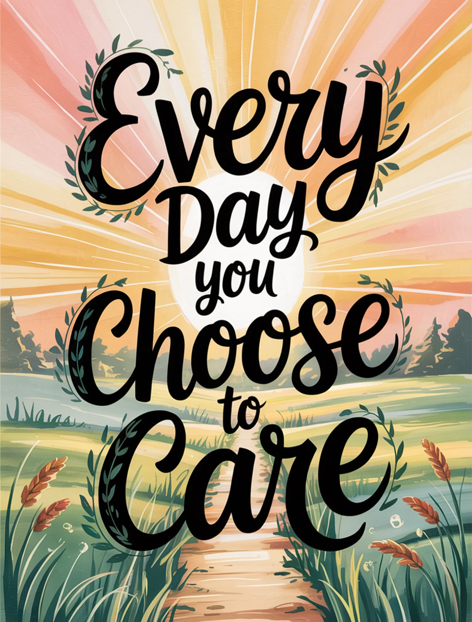 Every Day You Choose to Care
