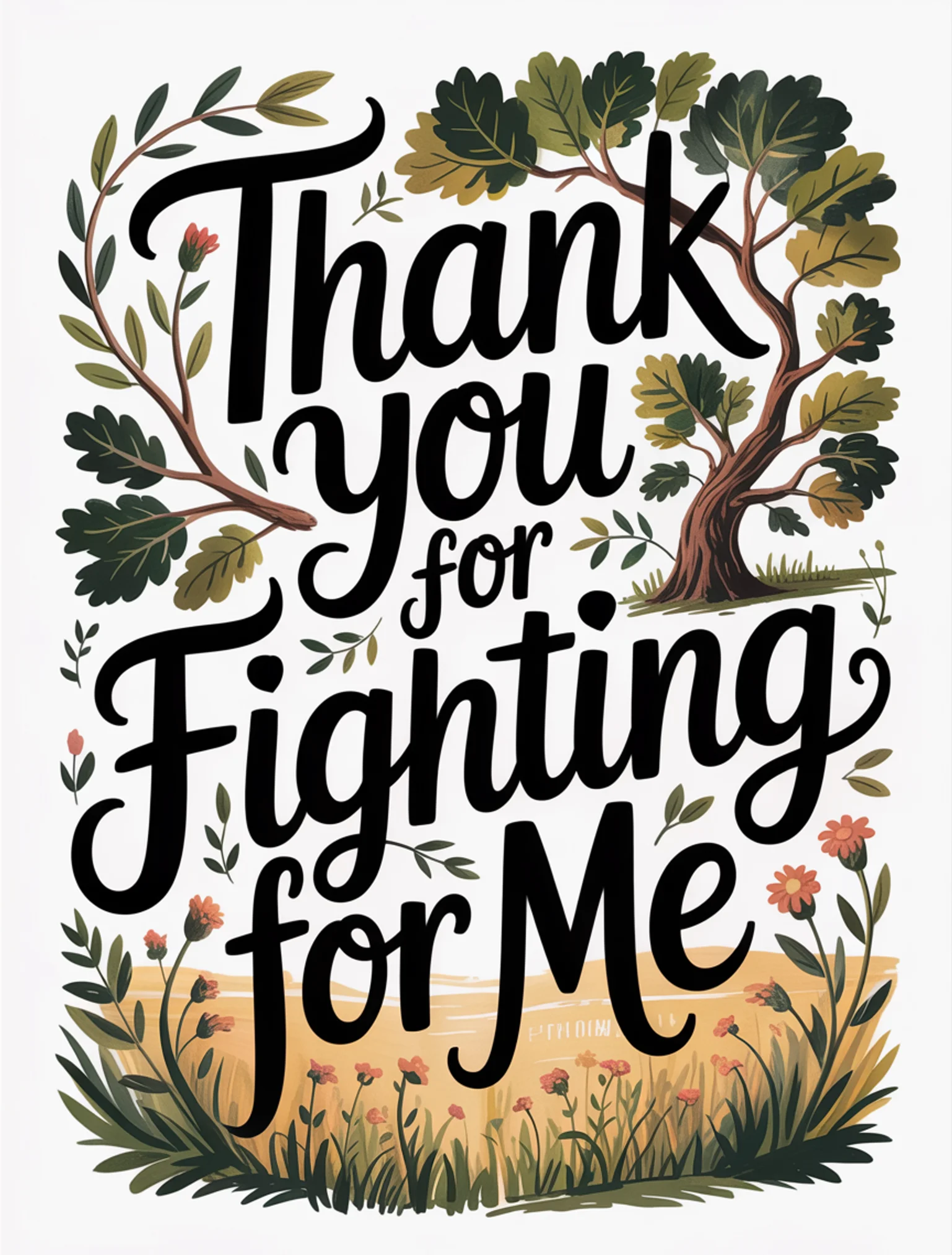 Thank You for Fighting for Me