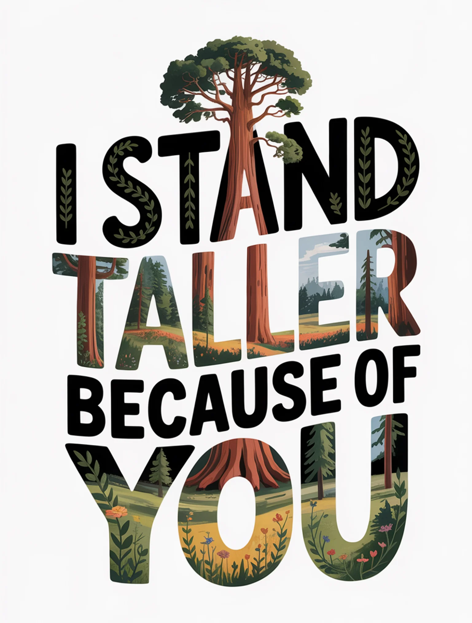 I Stand Taller Because of You