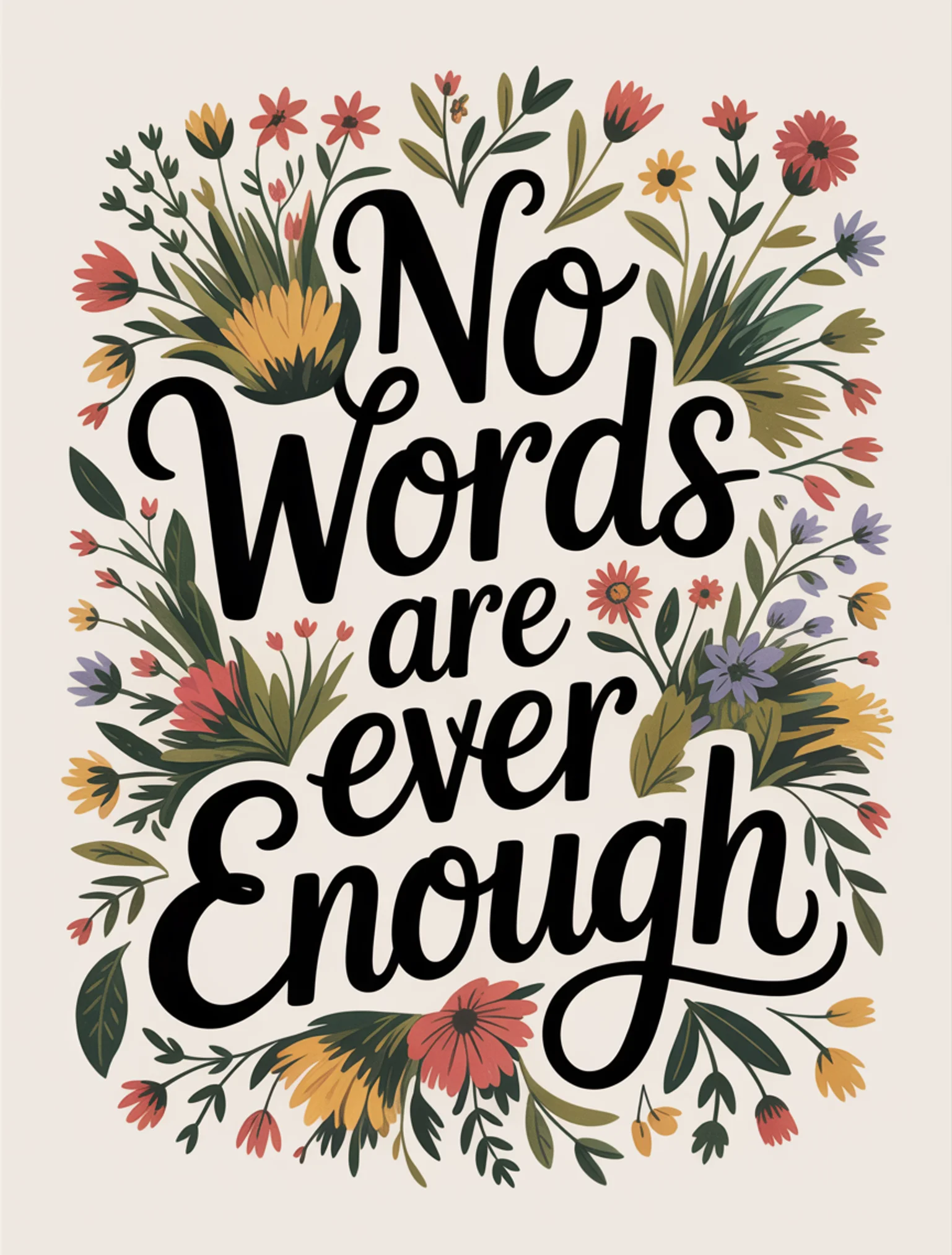 No Words Are Ever Enough