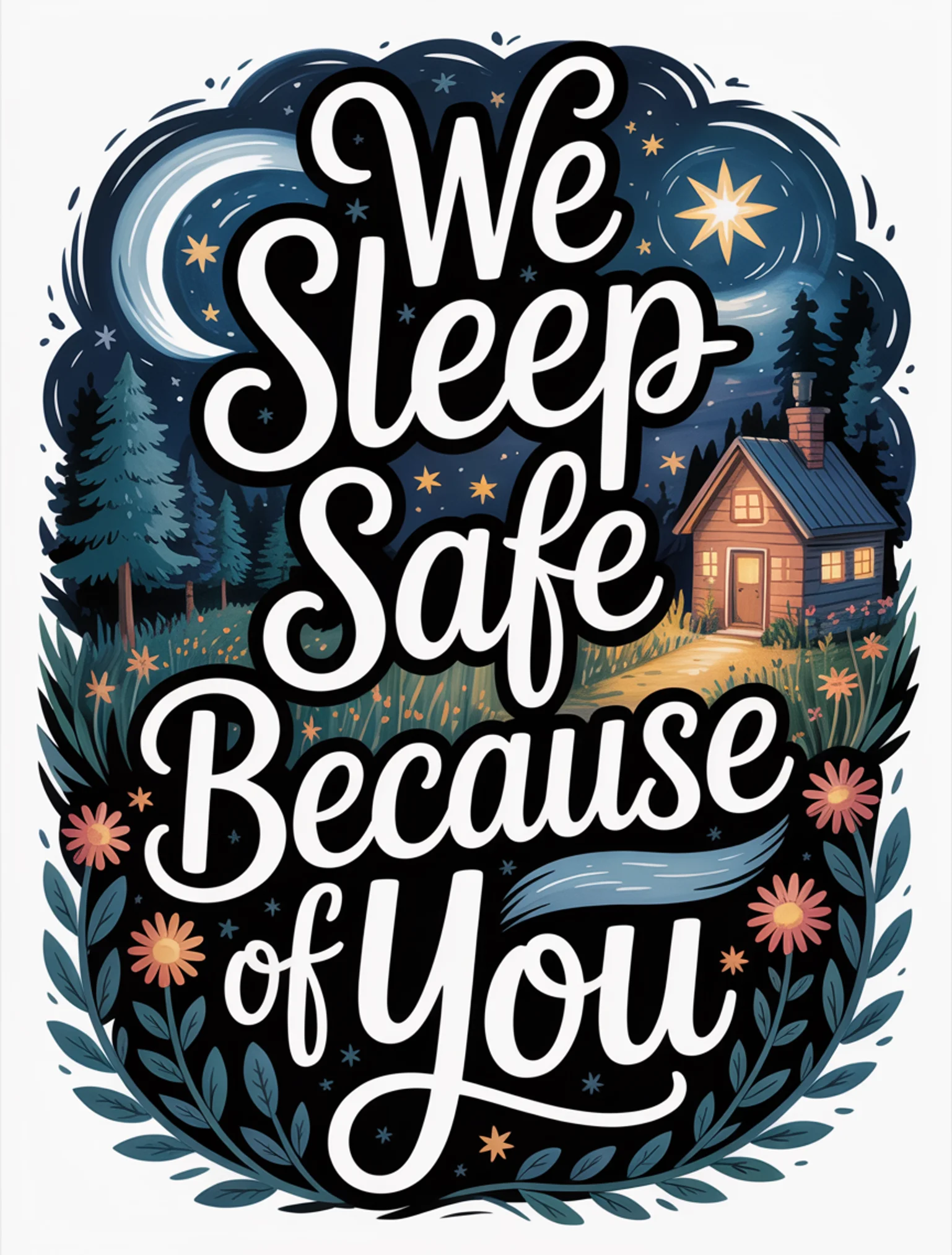 We Sleep Safe Because of You