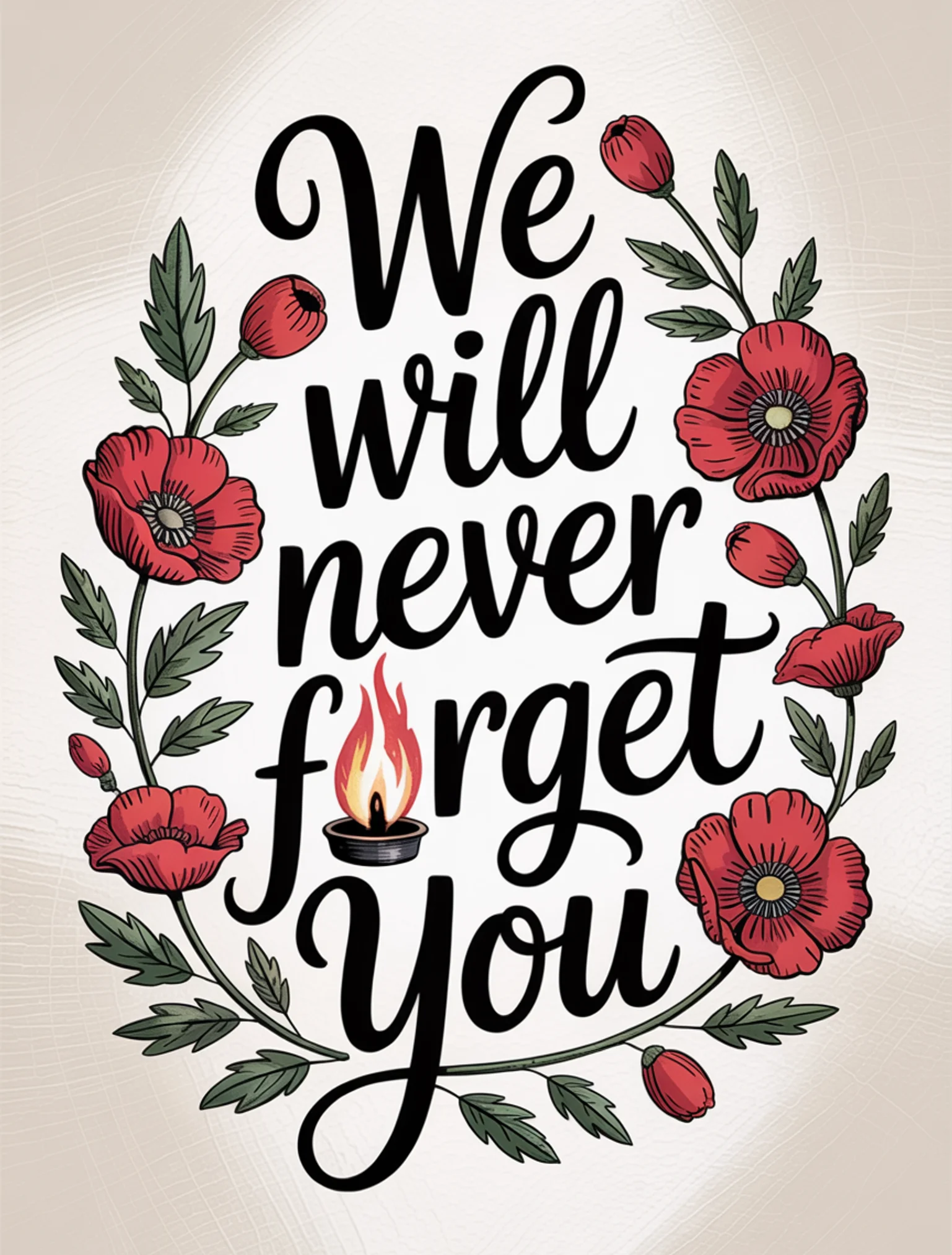 We Will Never Forget You