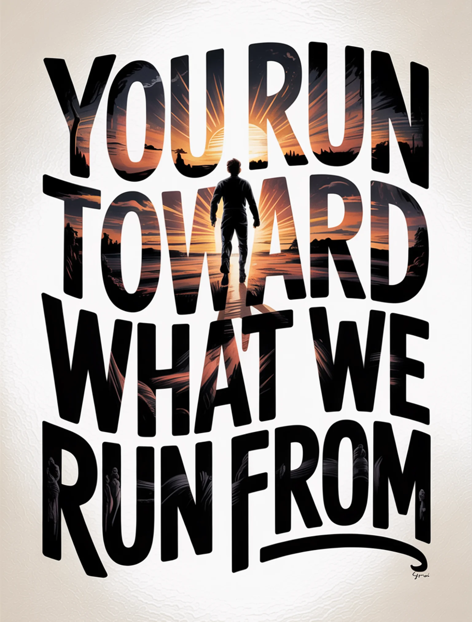 You Run Toward What We Run From