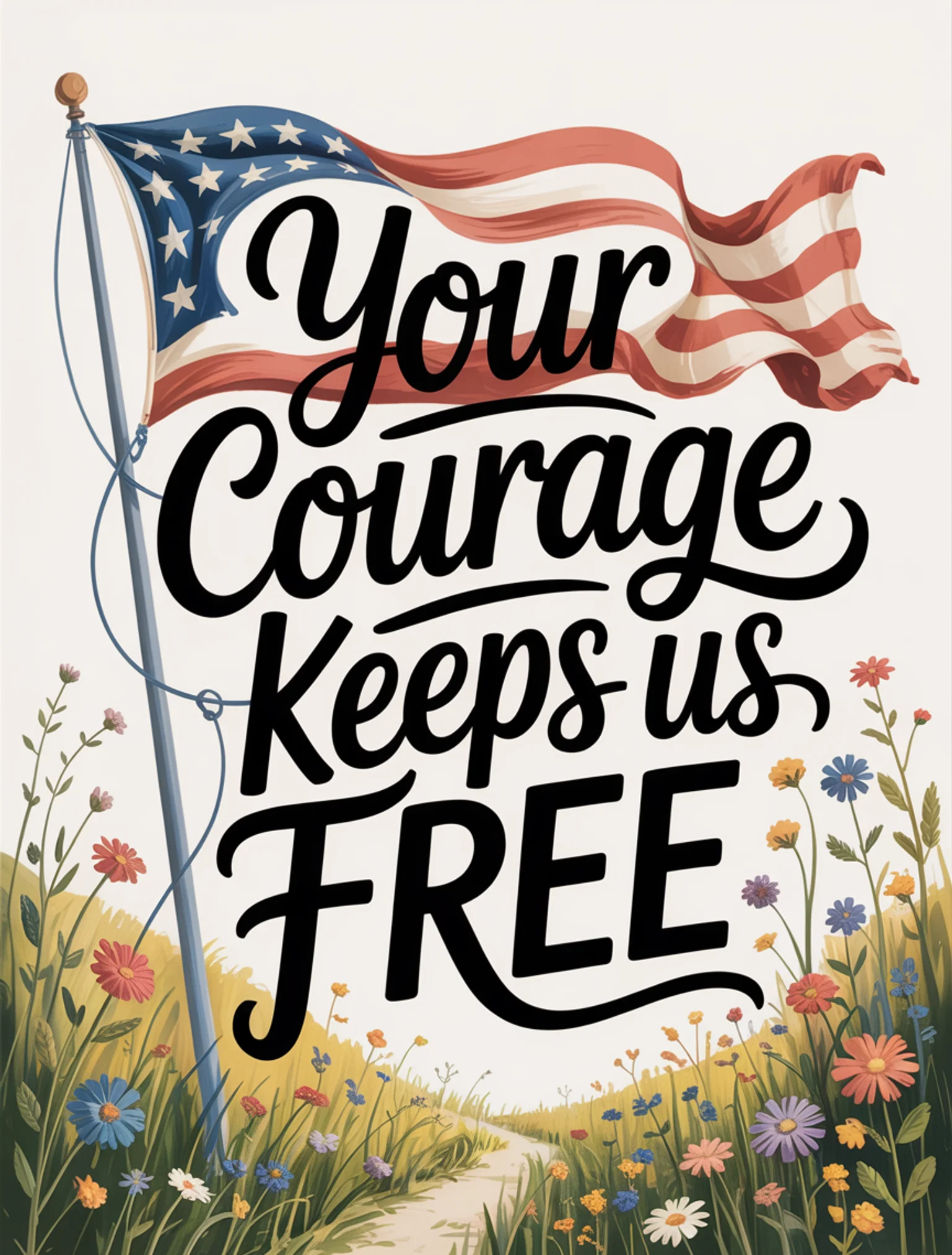 Your Courage Keeps Us Free